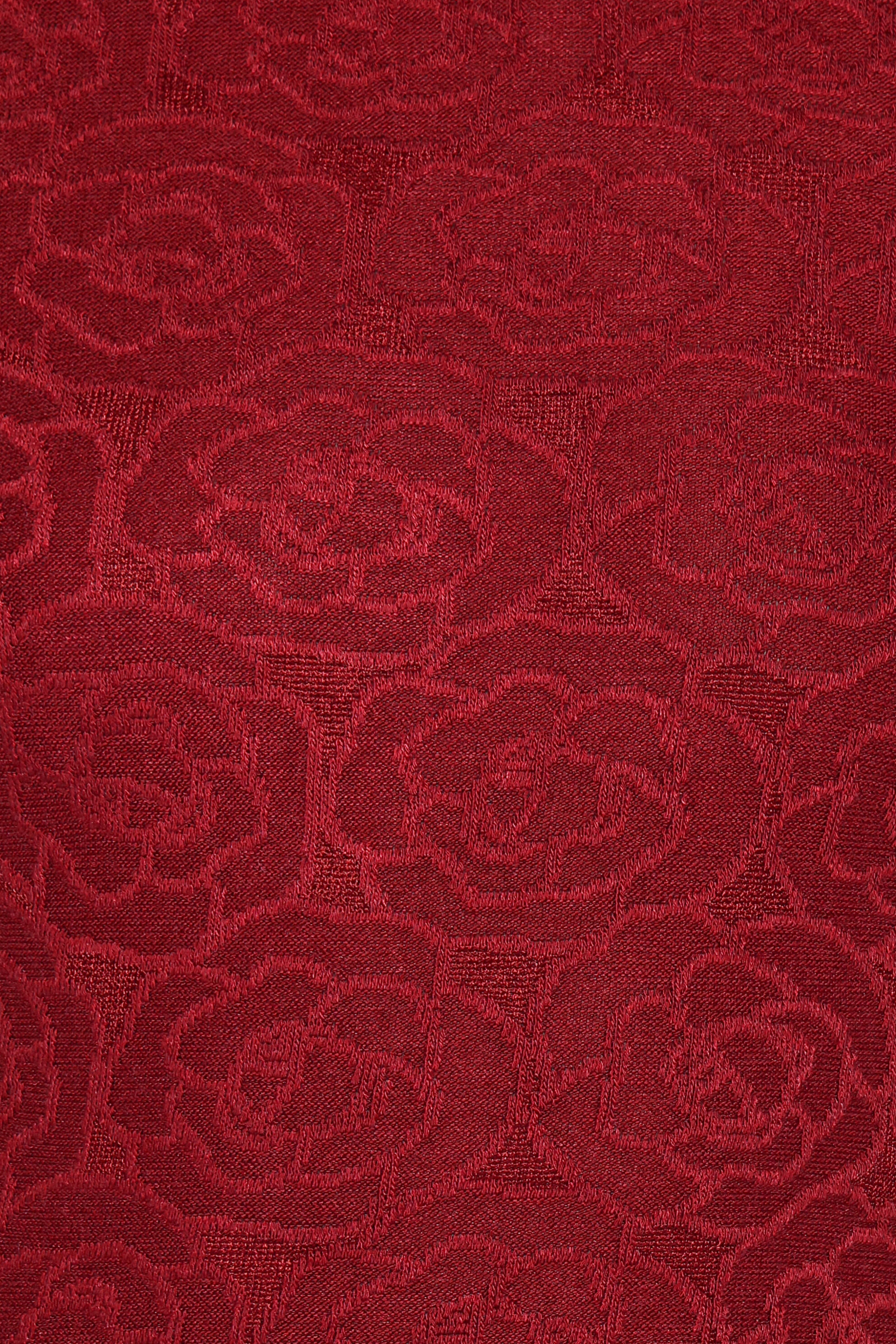 Jasmine Long Sleeve Lace Top - Red