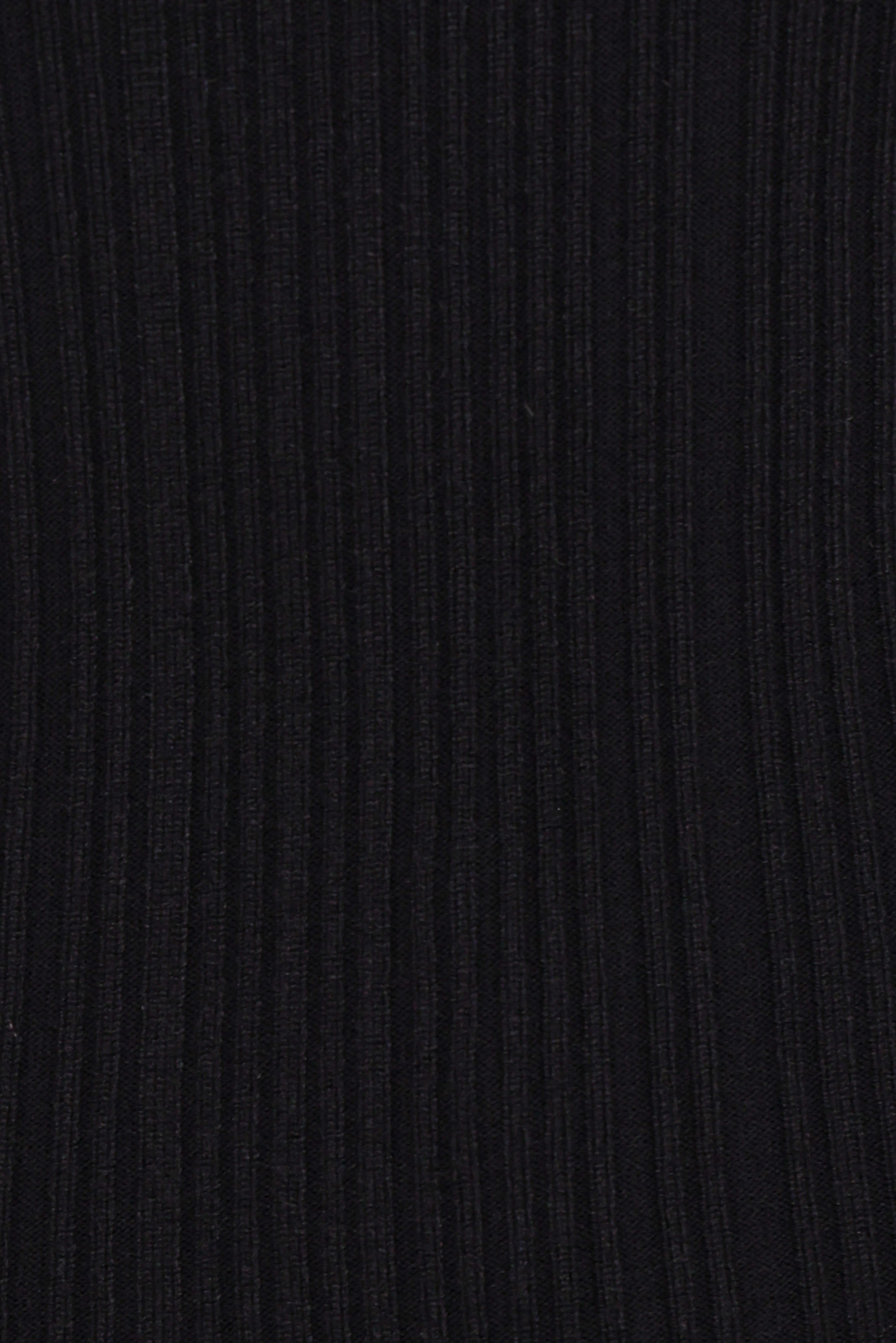 Junia Tie Back Knit Top - Black
