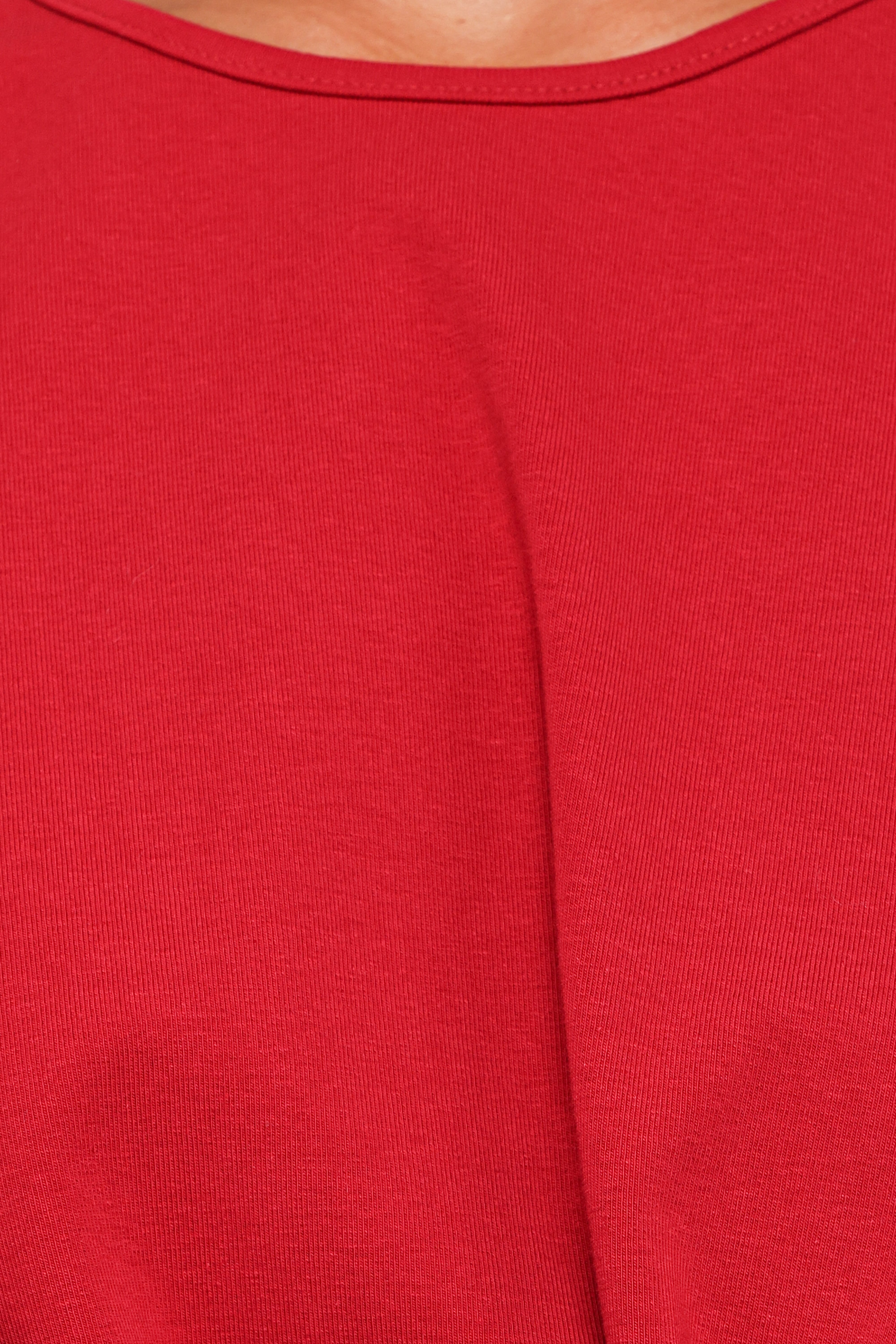 Kathy Tie Front Top - Red