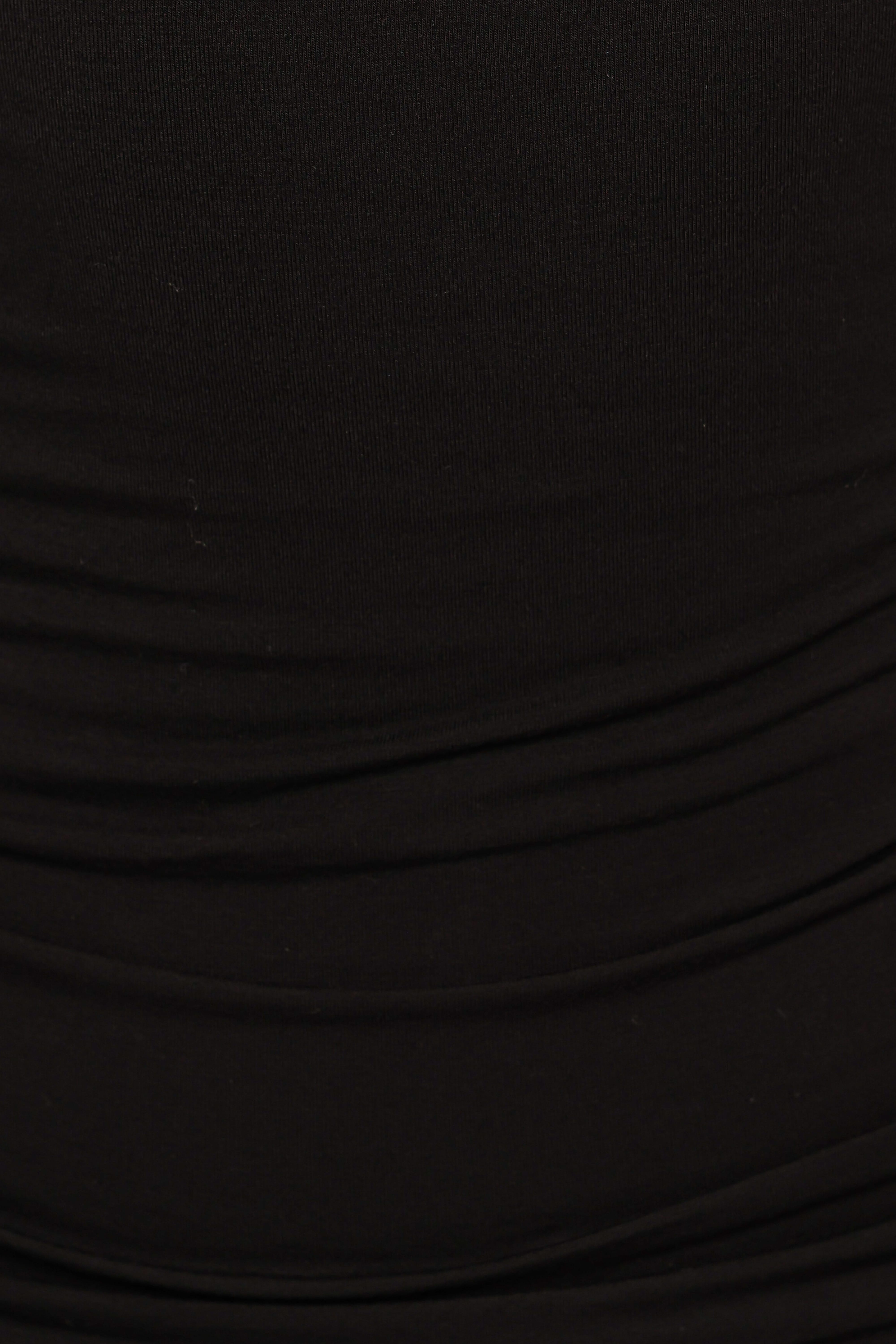 Lainey Twist Knit Top - Black