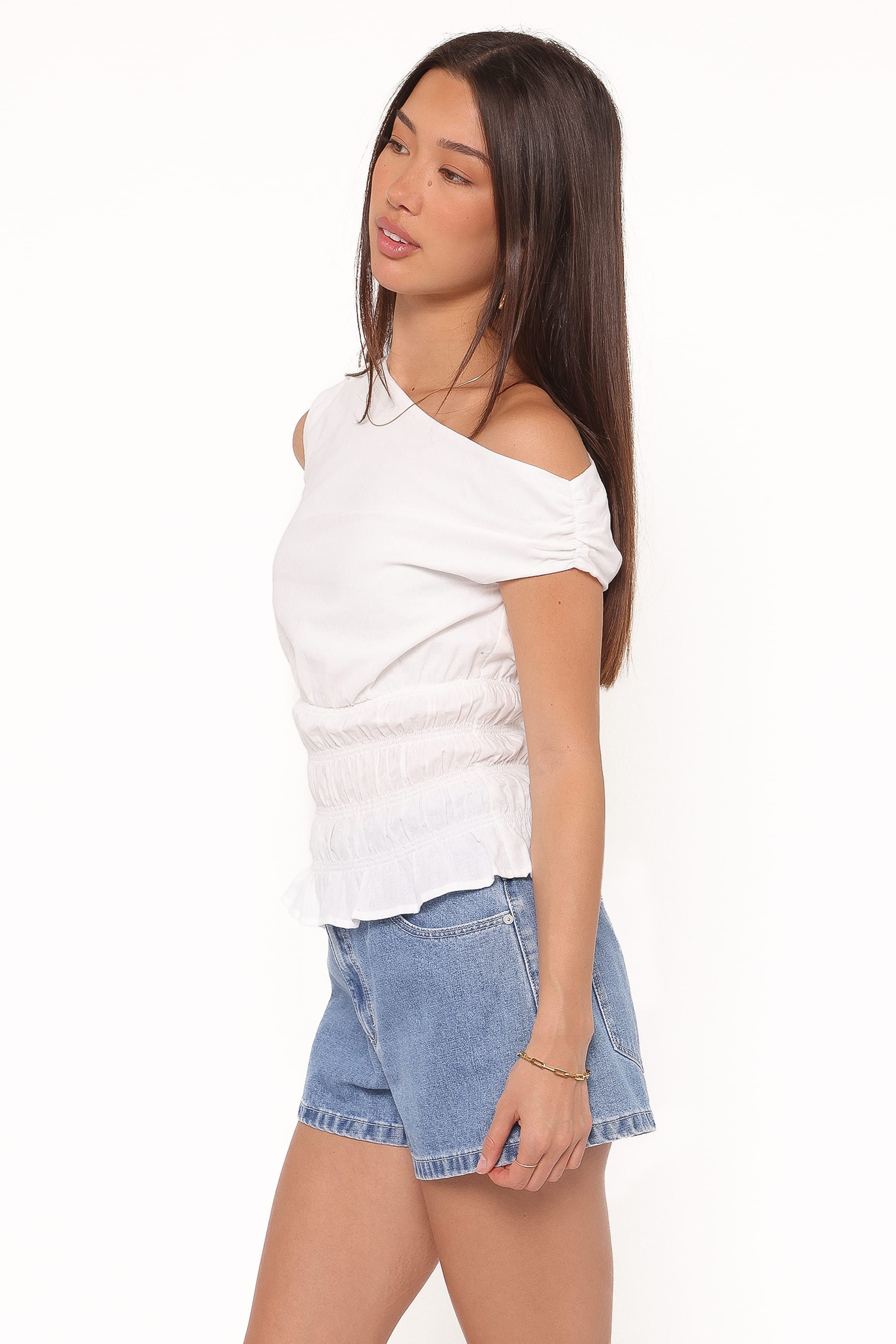 Lia Off Shoulder Top - Ivory