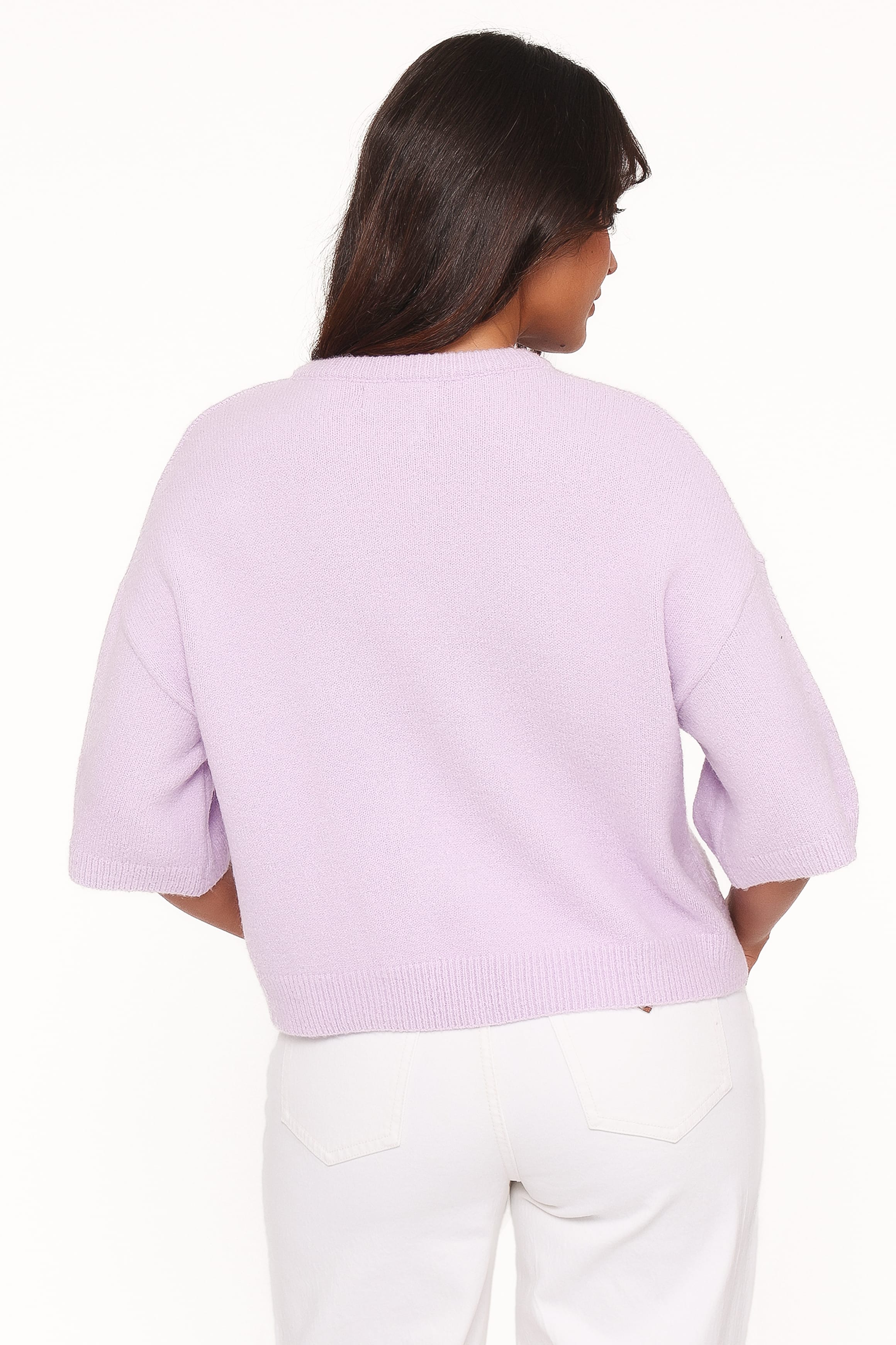 Lilith Knit Top - Lilac