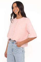 Lilith Knit Top - Pink