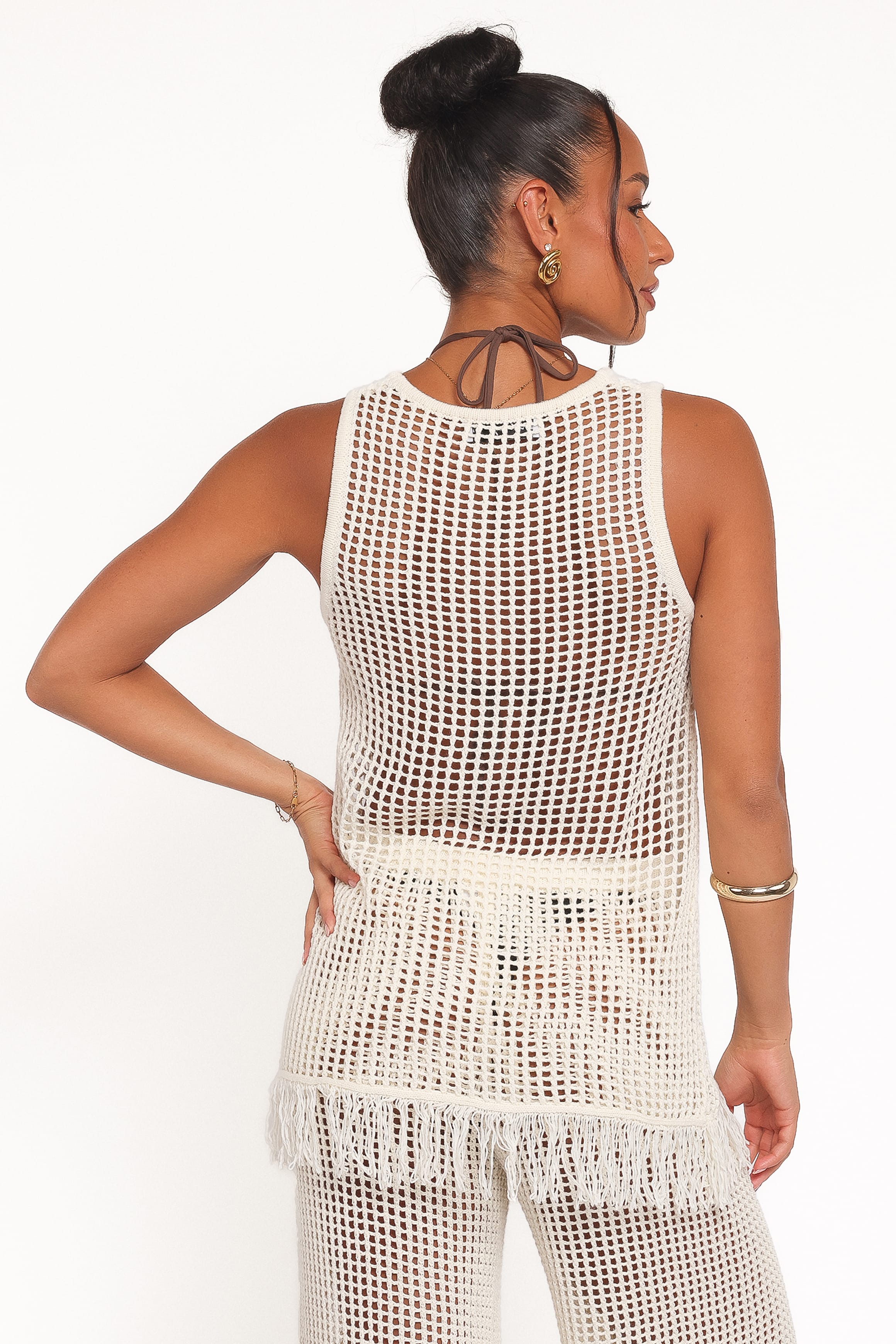 Lorna Knitted Top - Off White