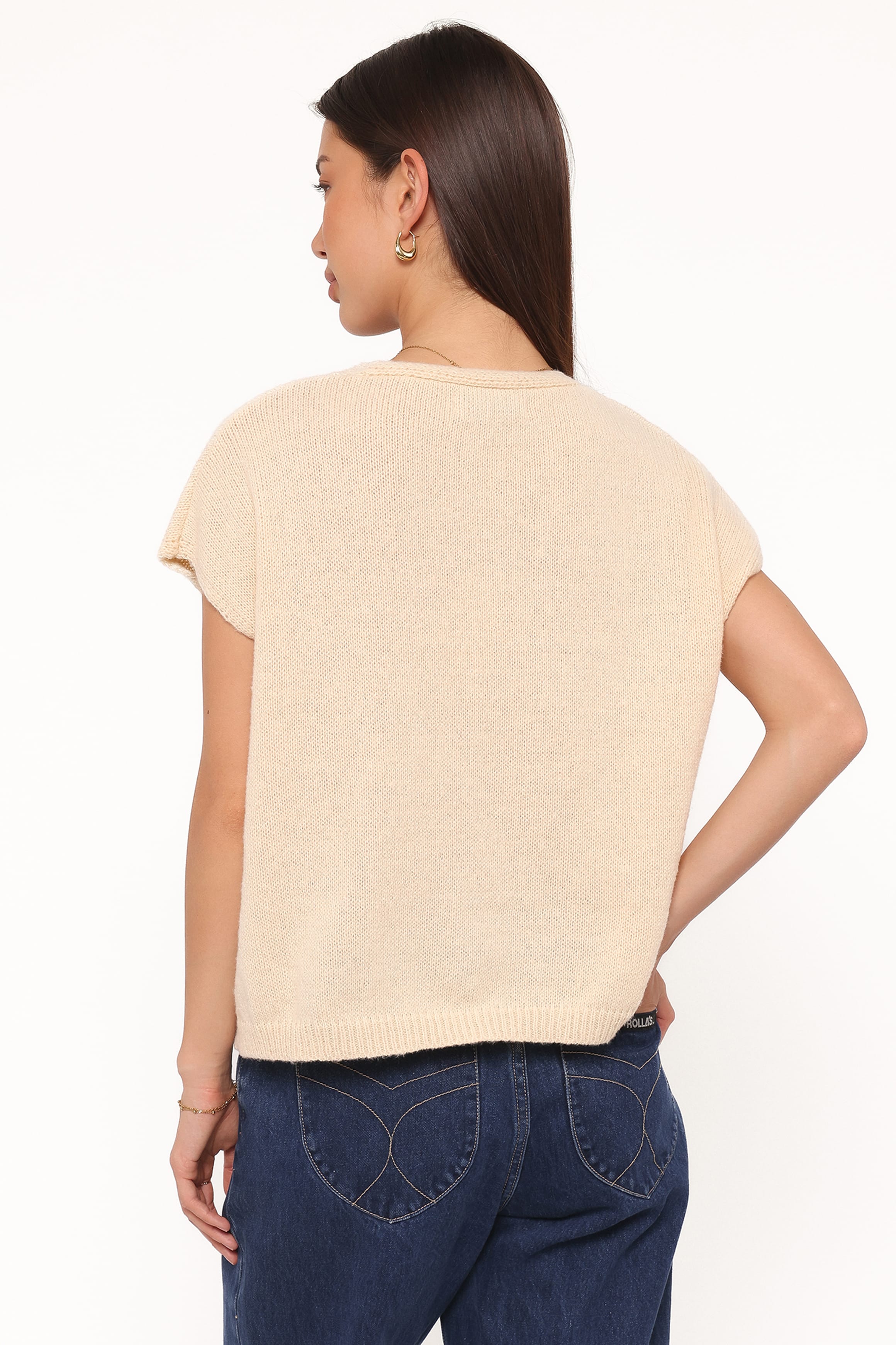 Mariana Knit Vest - Lemon