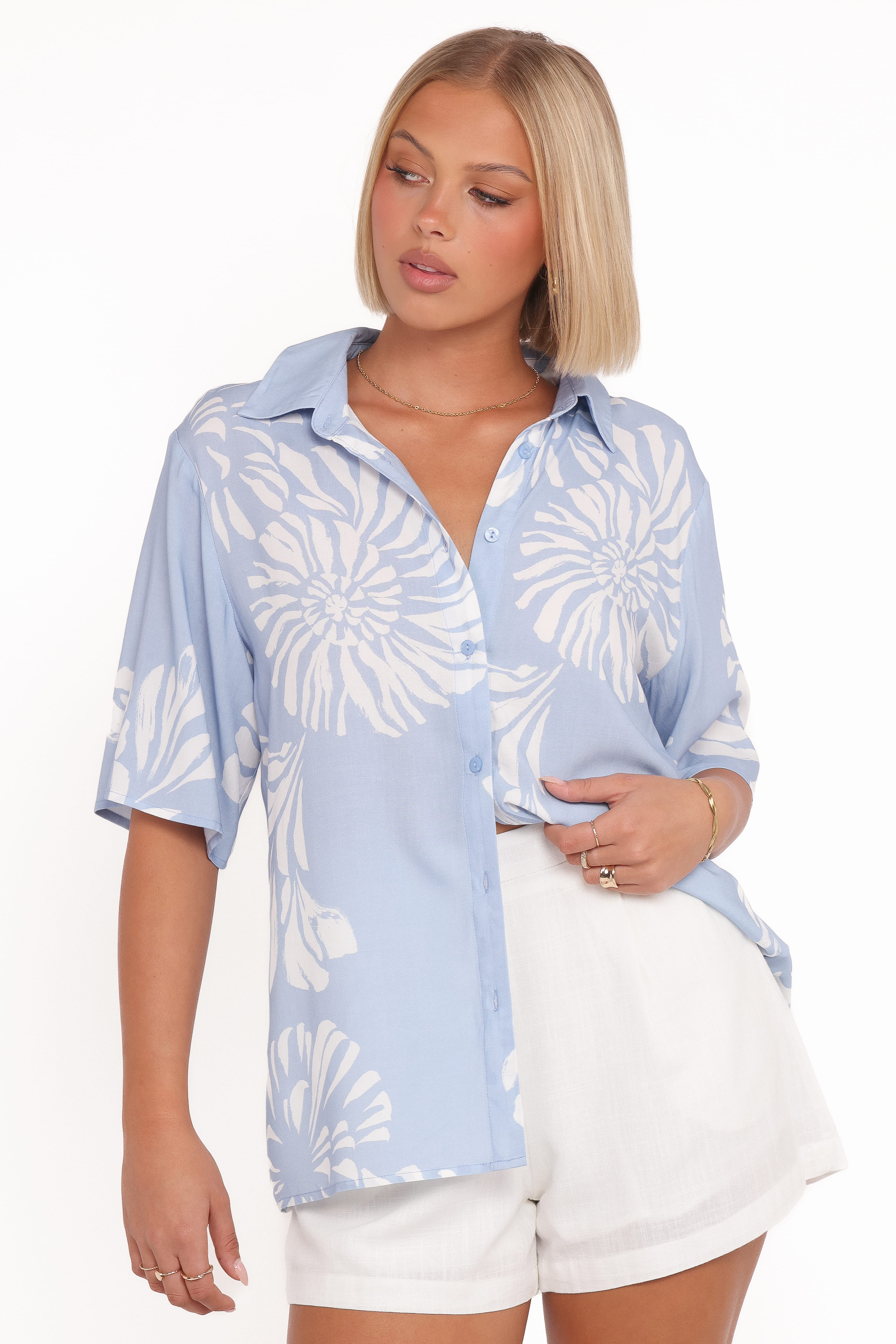 Riva Short Sleeve Shirt - Shell Print