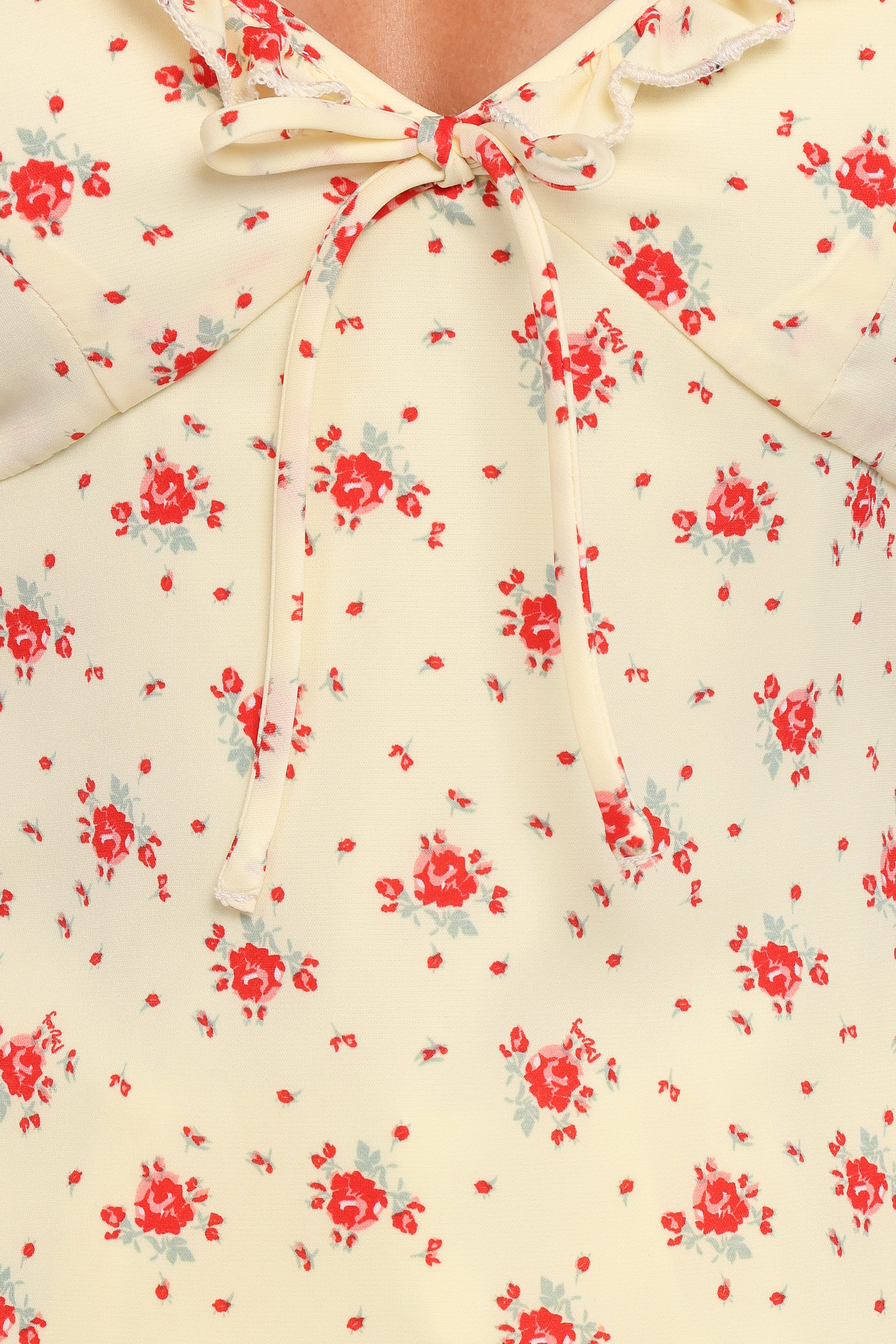 Roni Tank Top - Yellow Floral