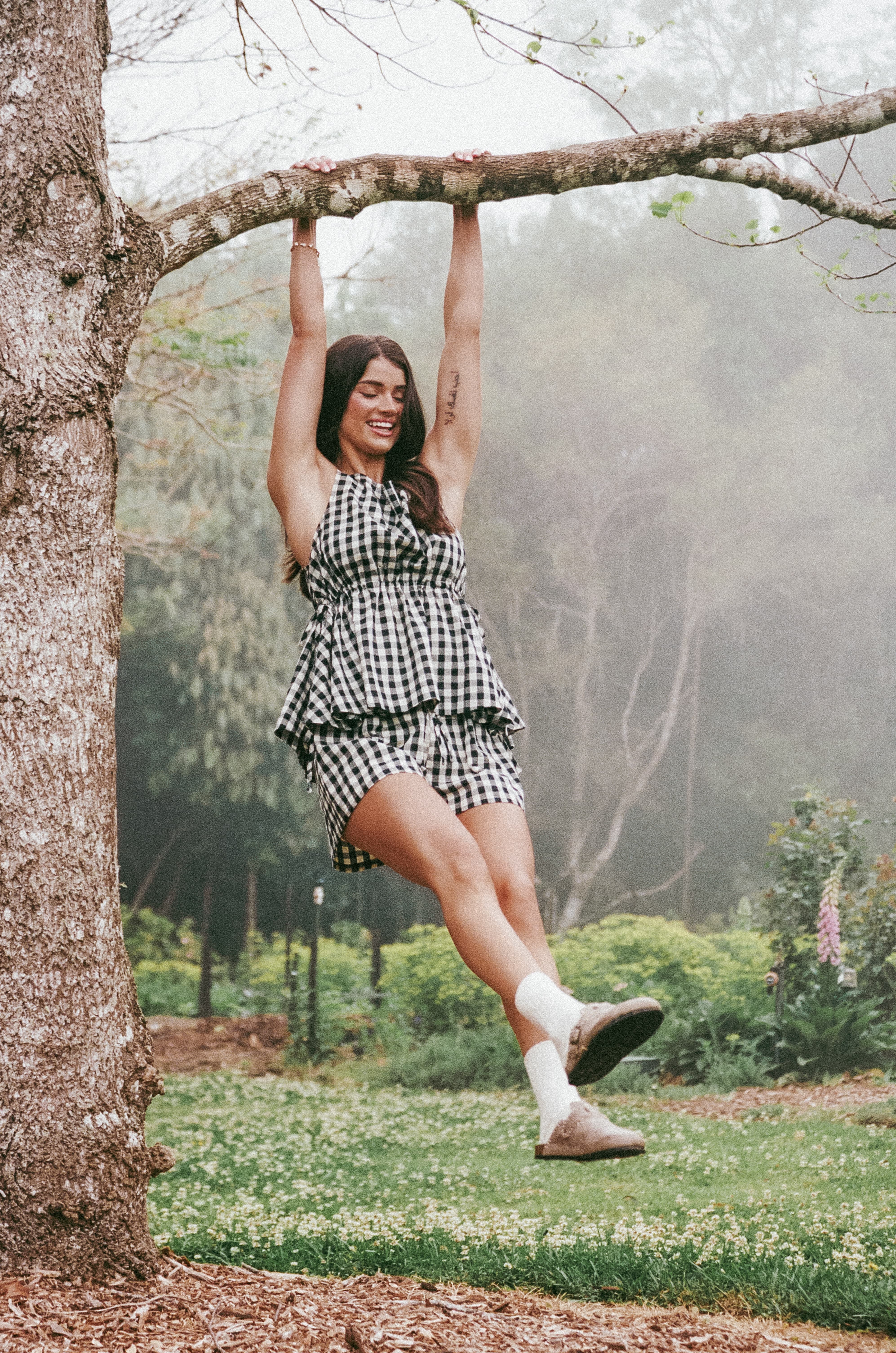 Rory Top - Black Gingham