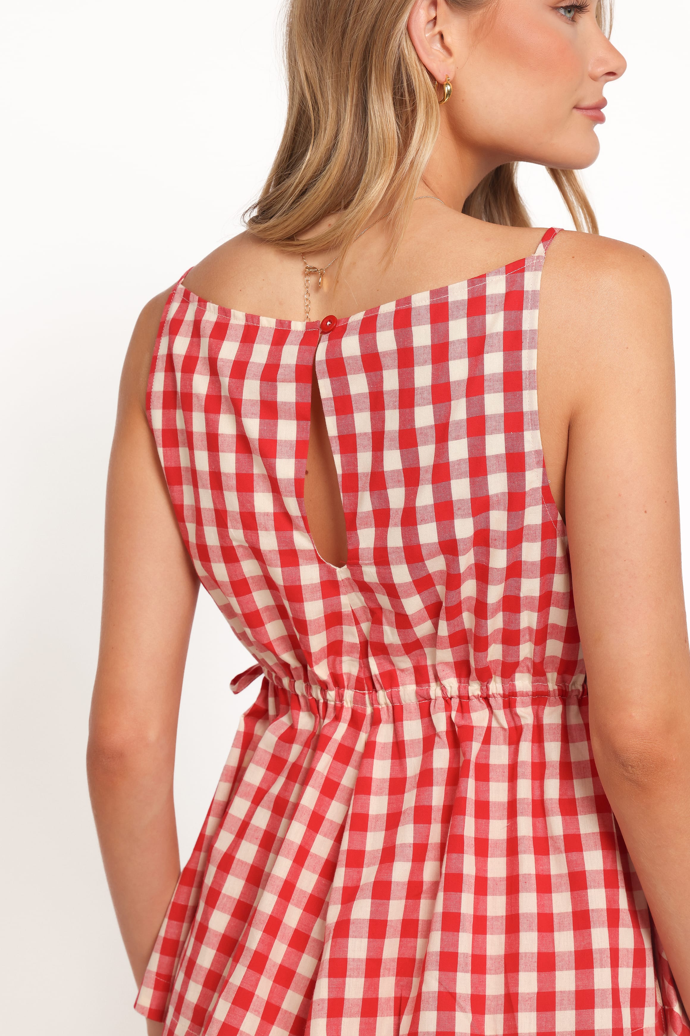 Rory Top - Red Gingham