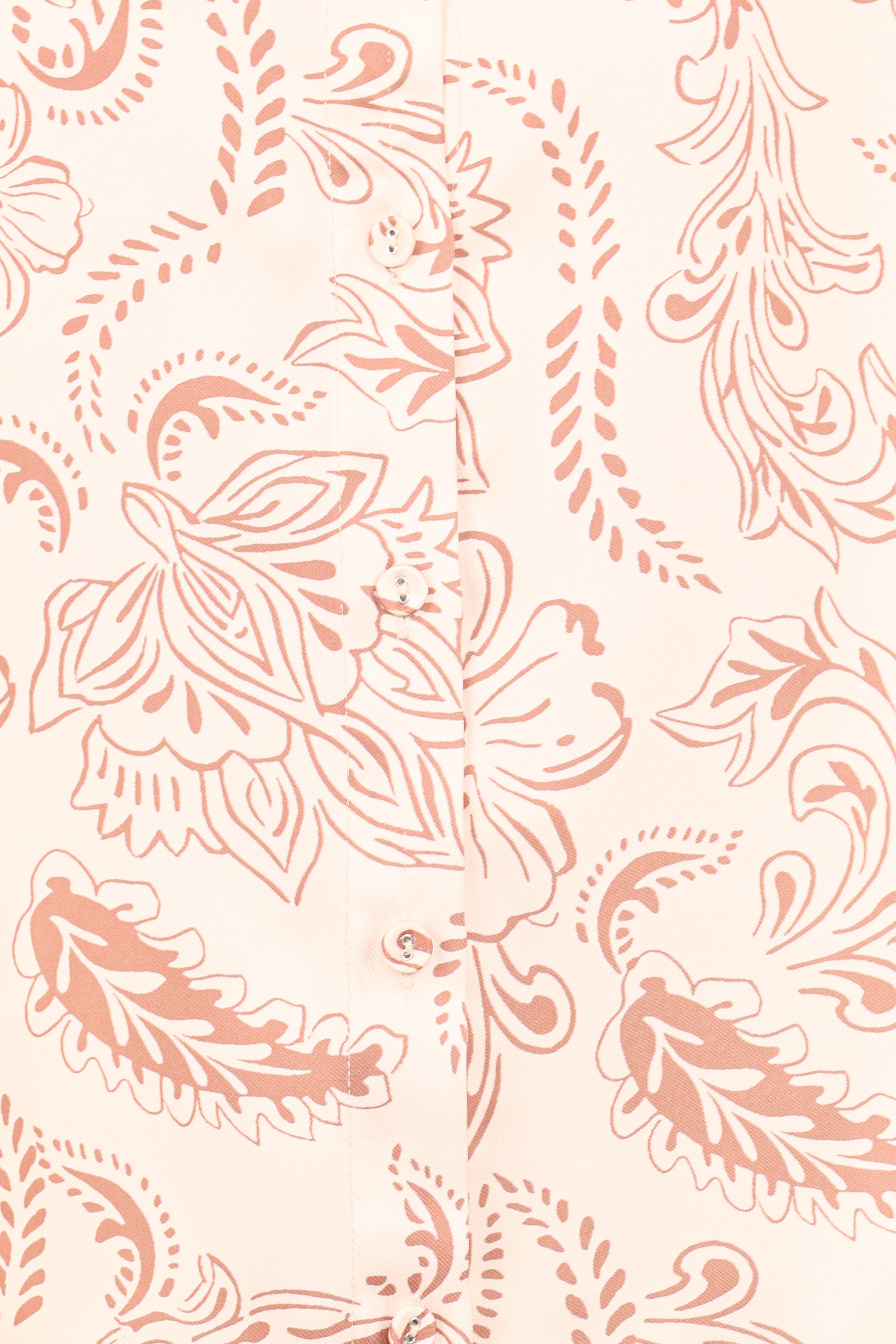 Rosalie Shirt - Brown Paisley