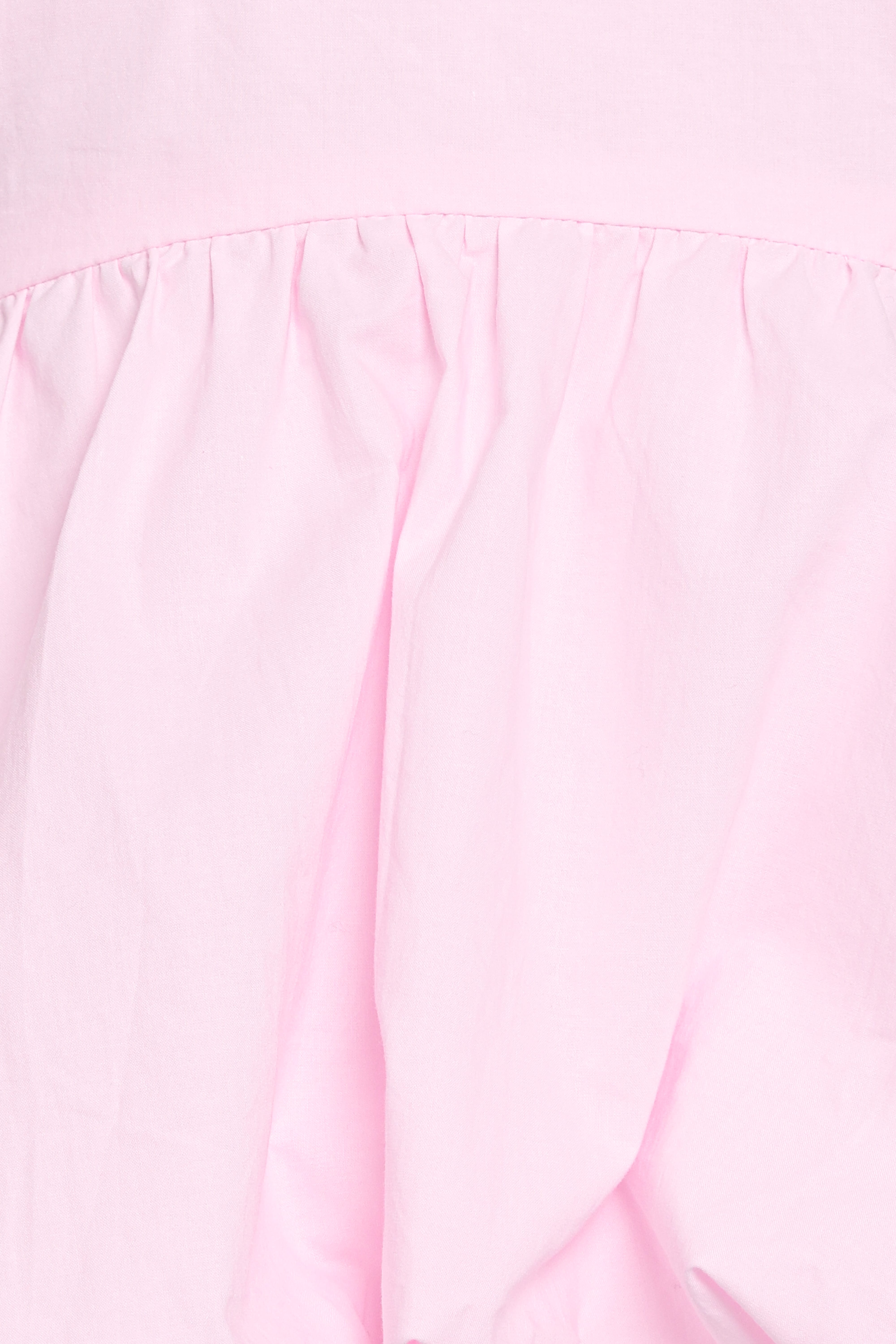 Yvanna Bubble Hem Top - Pink
