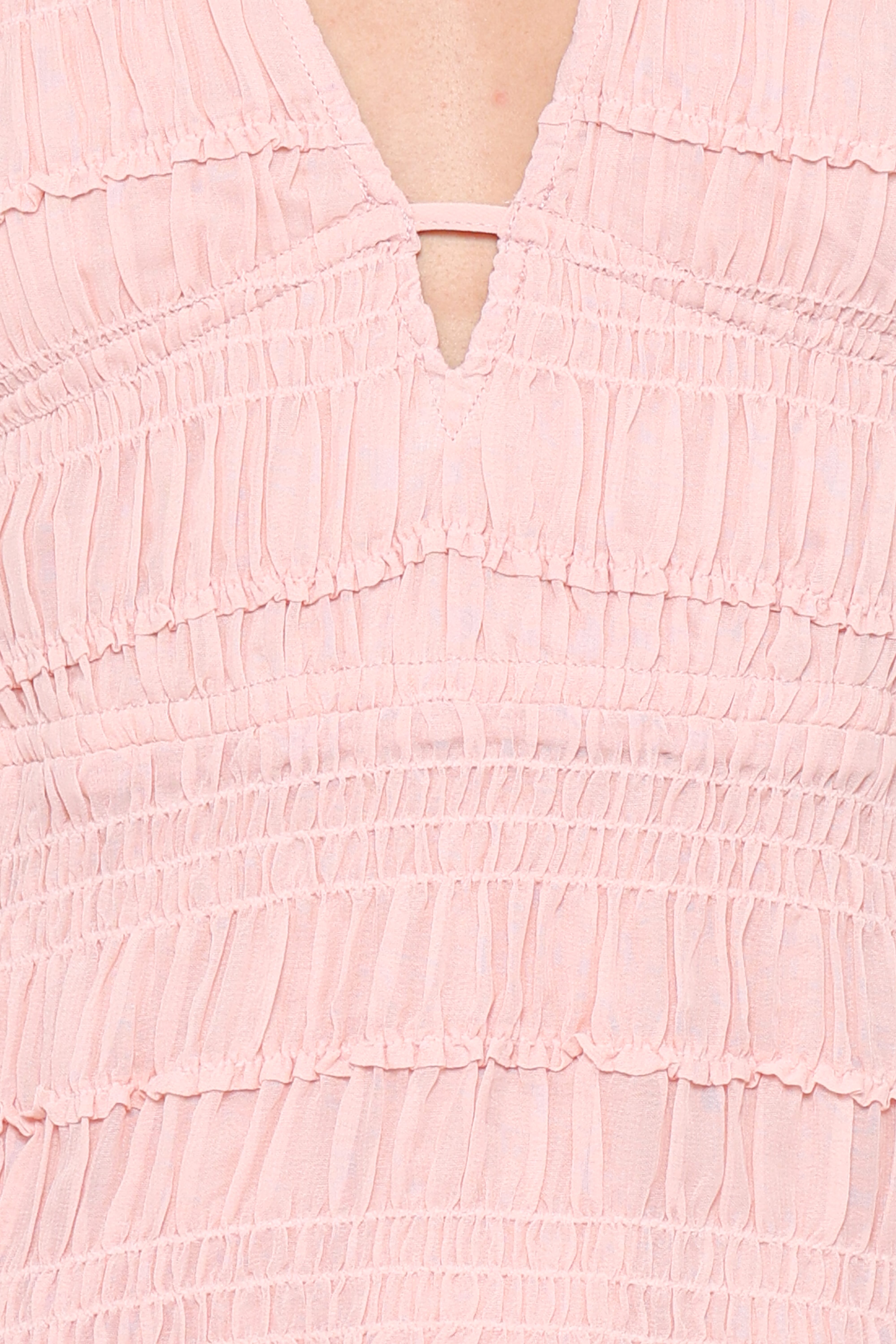 Zafira Textured Halter Top - Pink