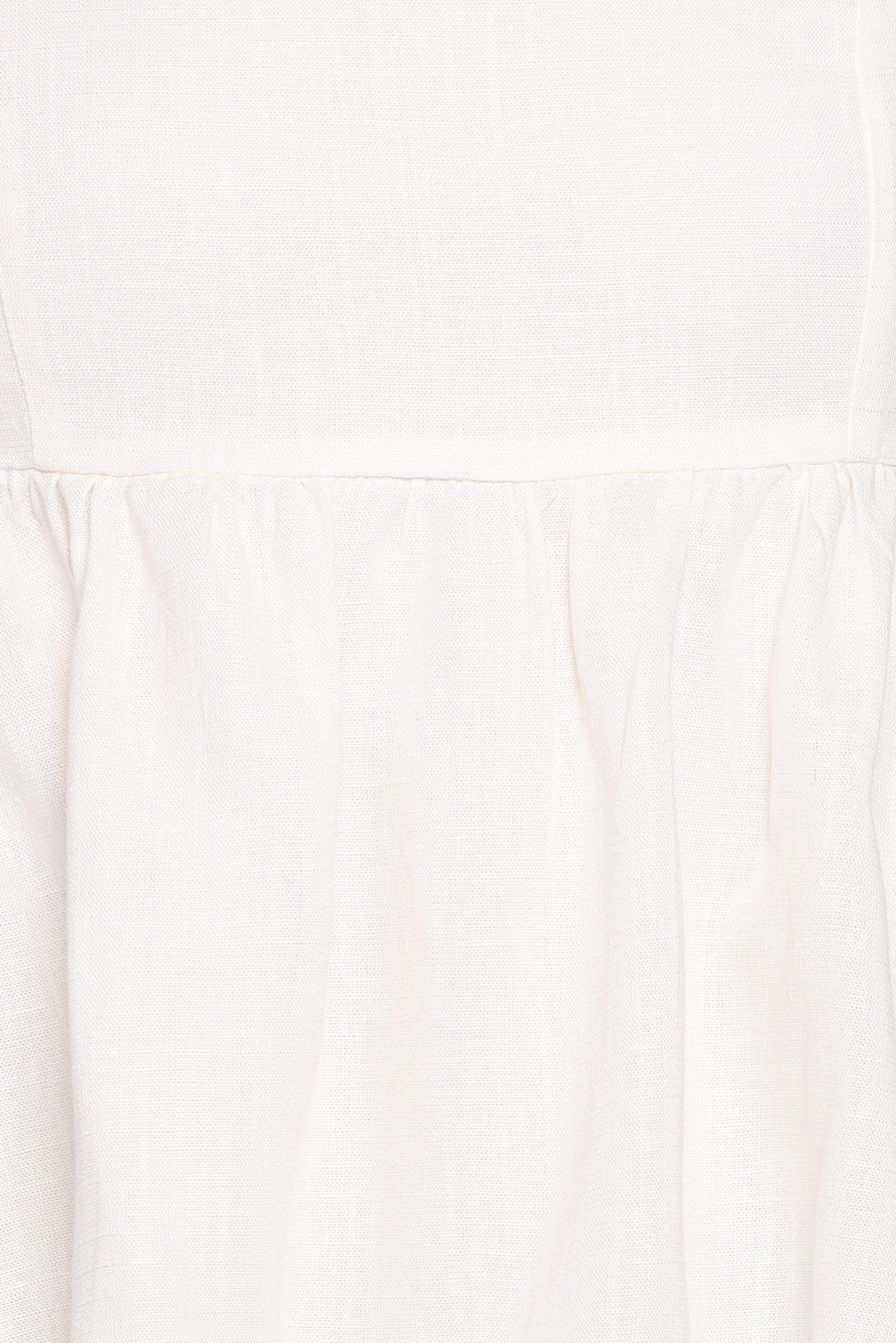 Zephyra Baby Doll Top - White