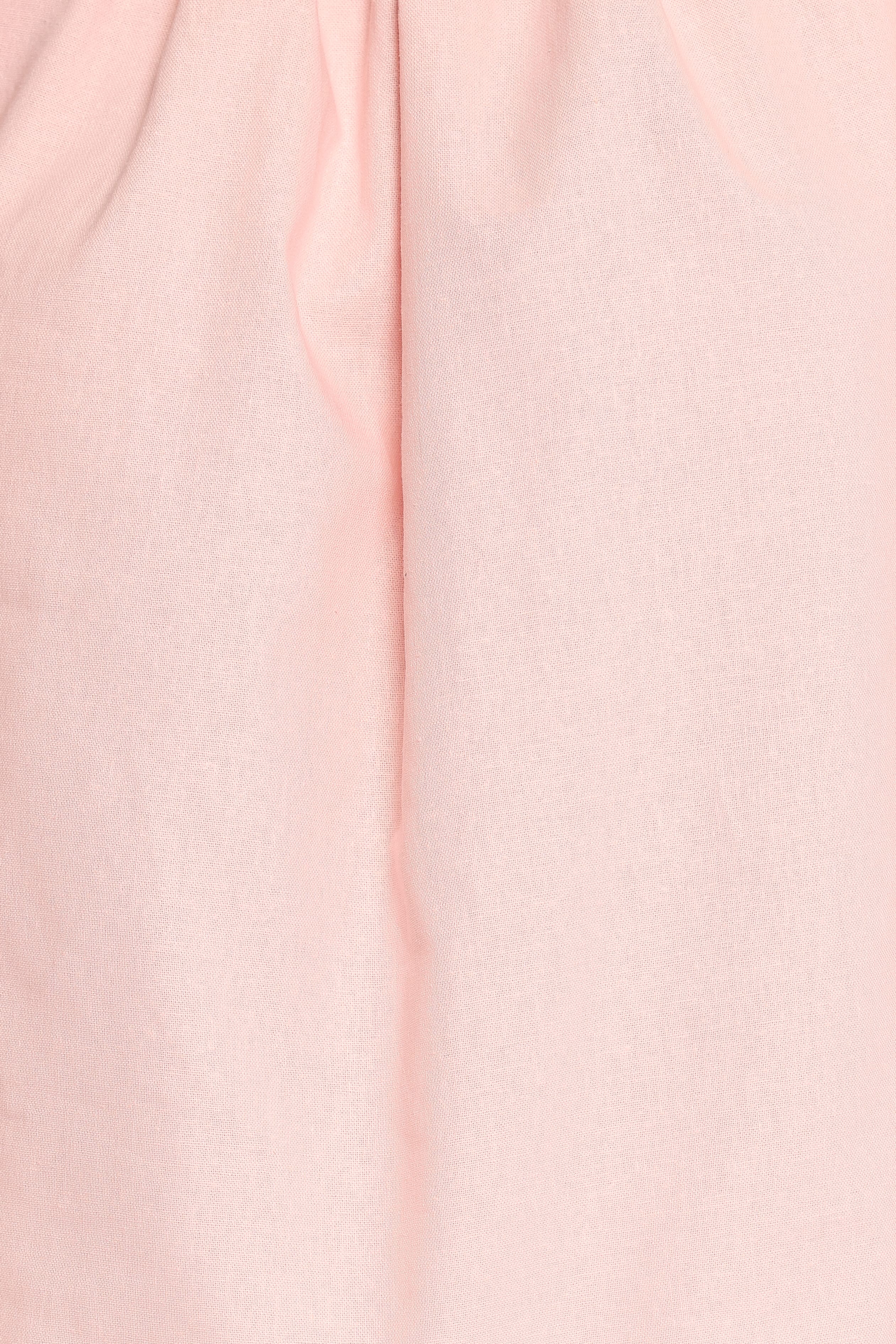 Zion Off Shoulder Long Sleeve Top - Pale Pink
