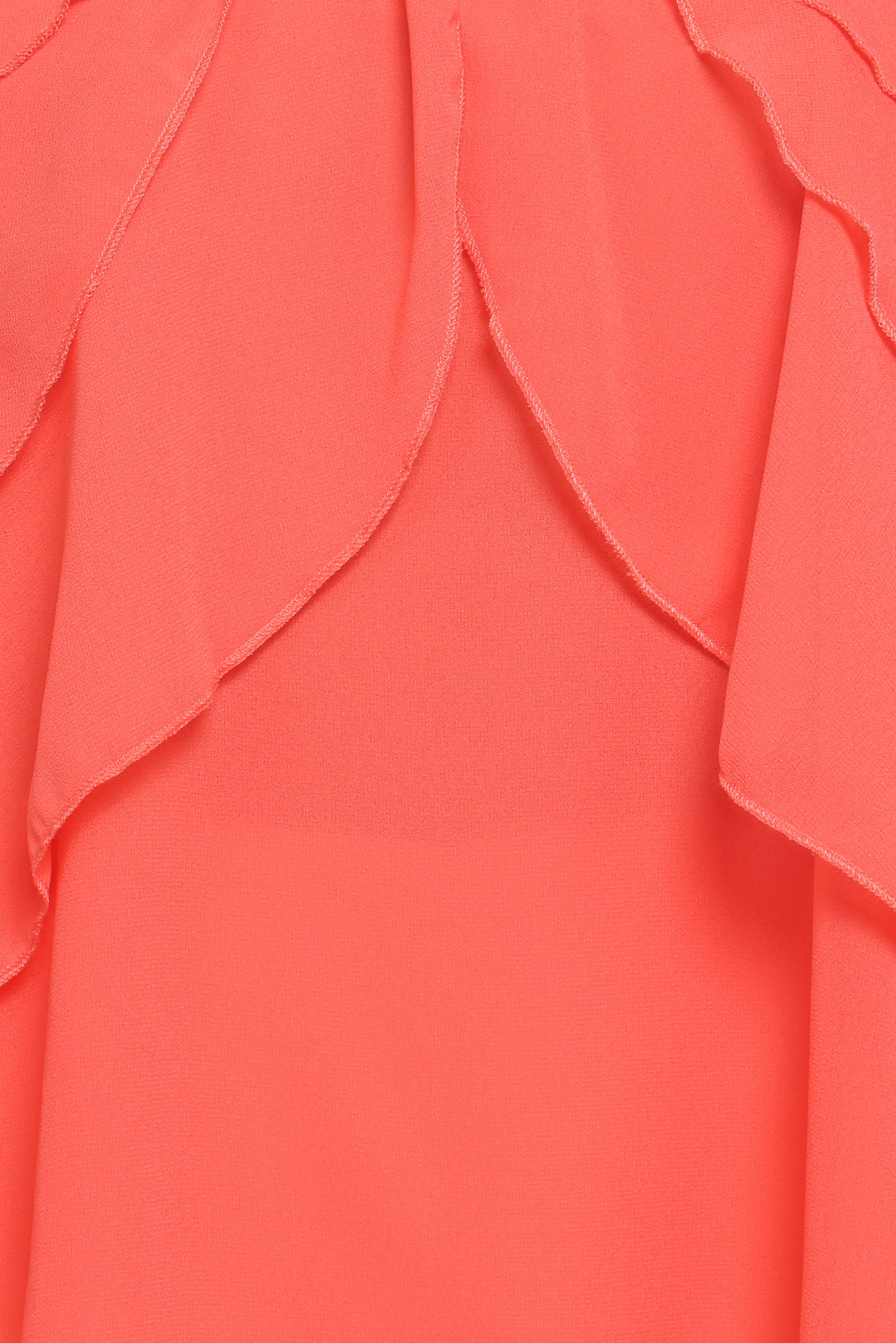 Zorina Halter Neck Chiffon Top - Sherbert