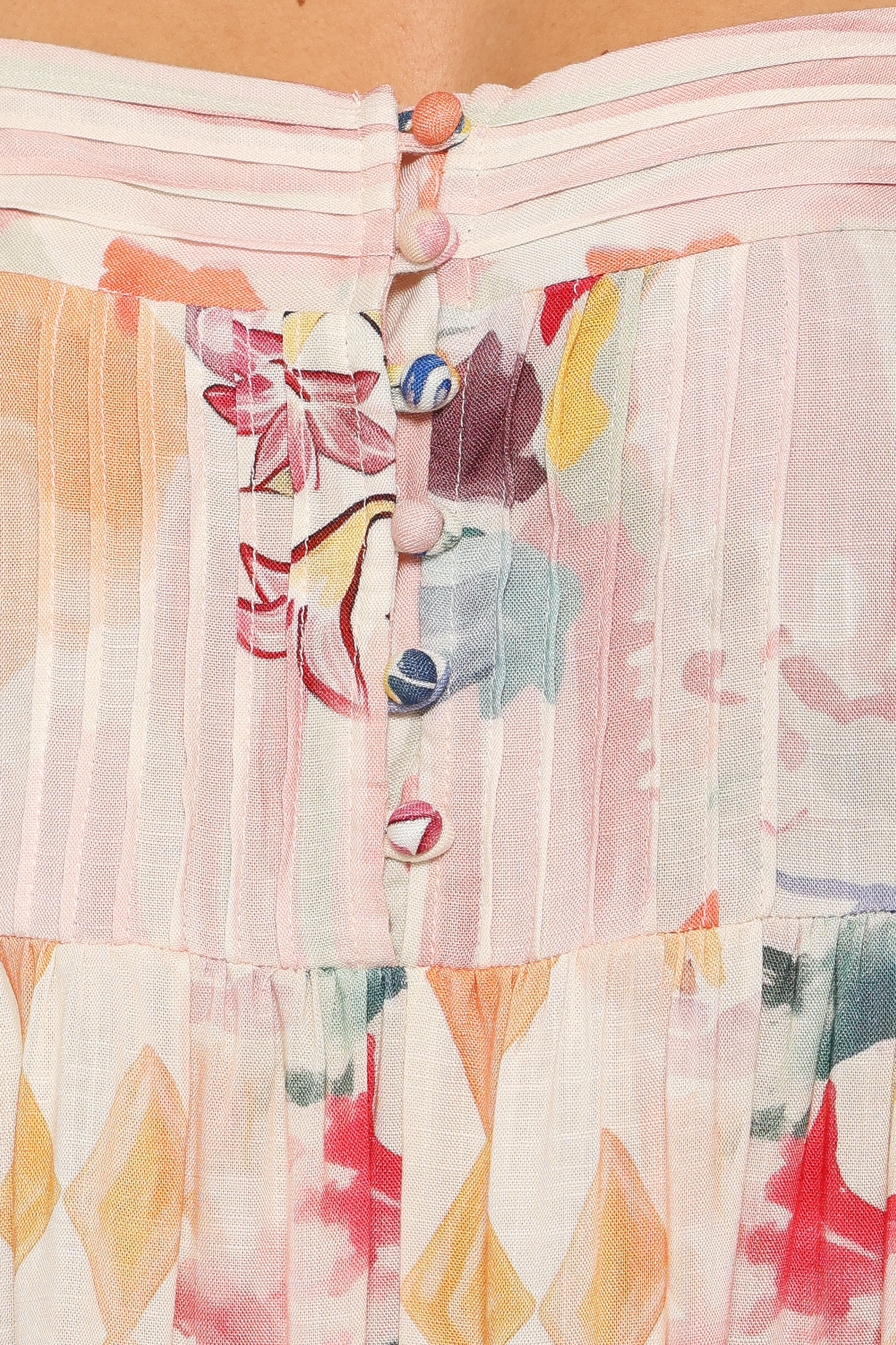 Nani Romper - Pink Watercolor