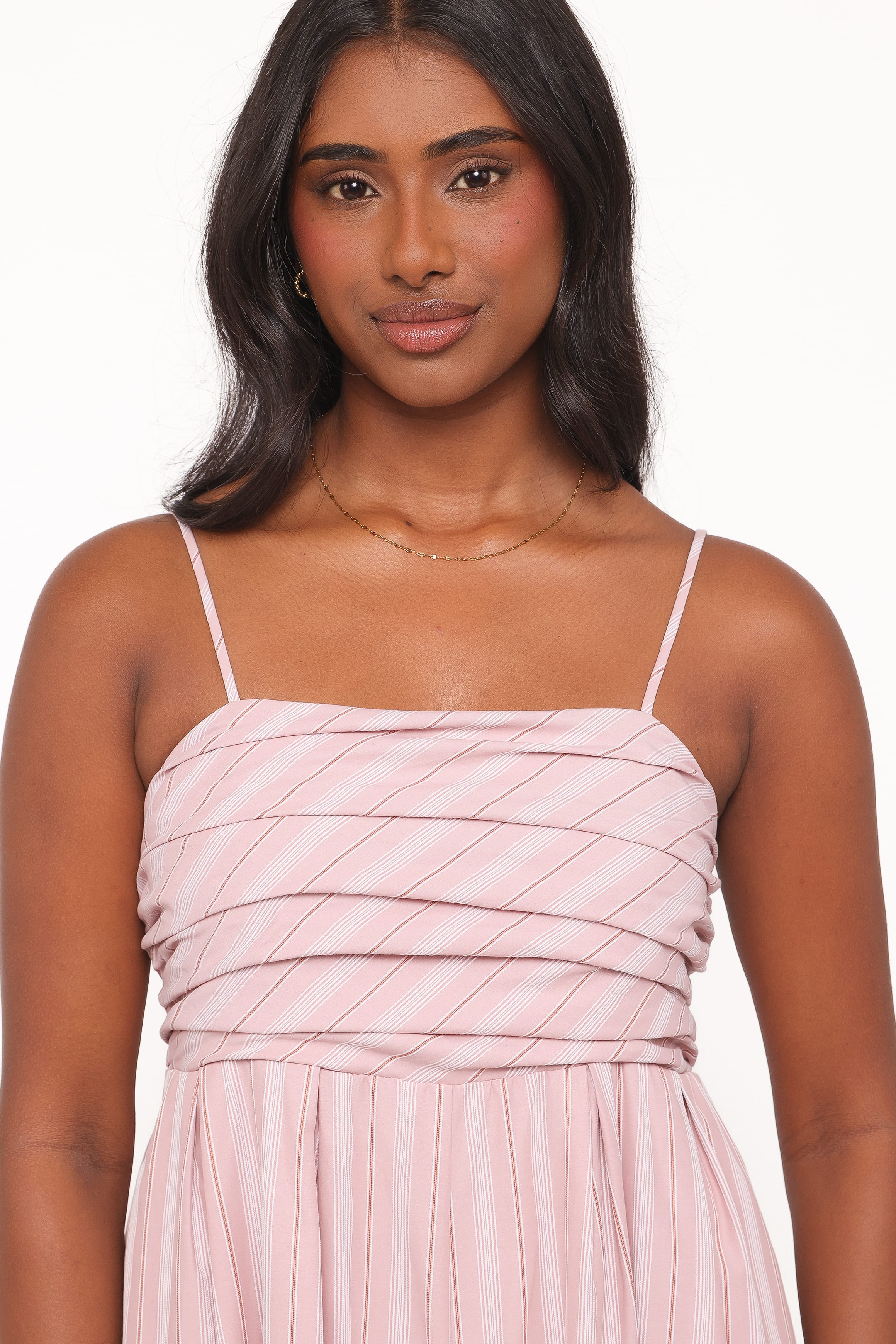 Pricilla Jumpsuit - Pink Stripe
