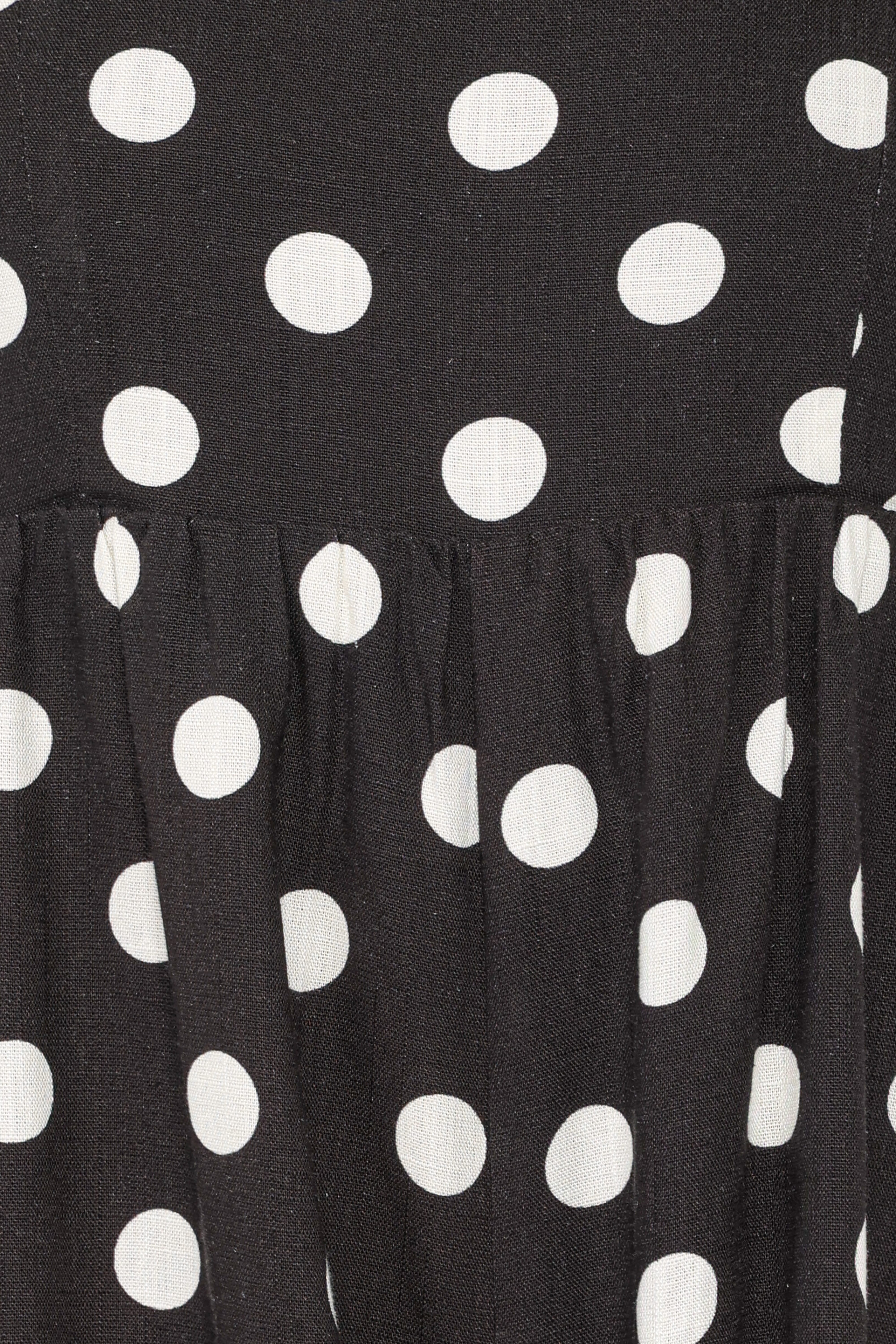 Quinley Romper - Black Polka Dot