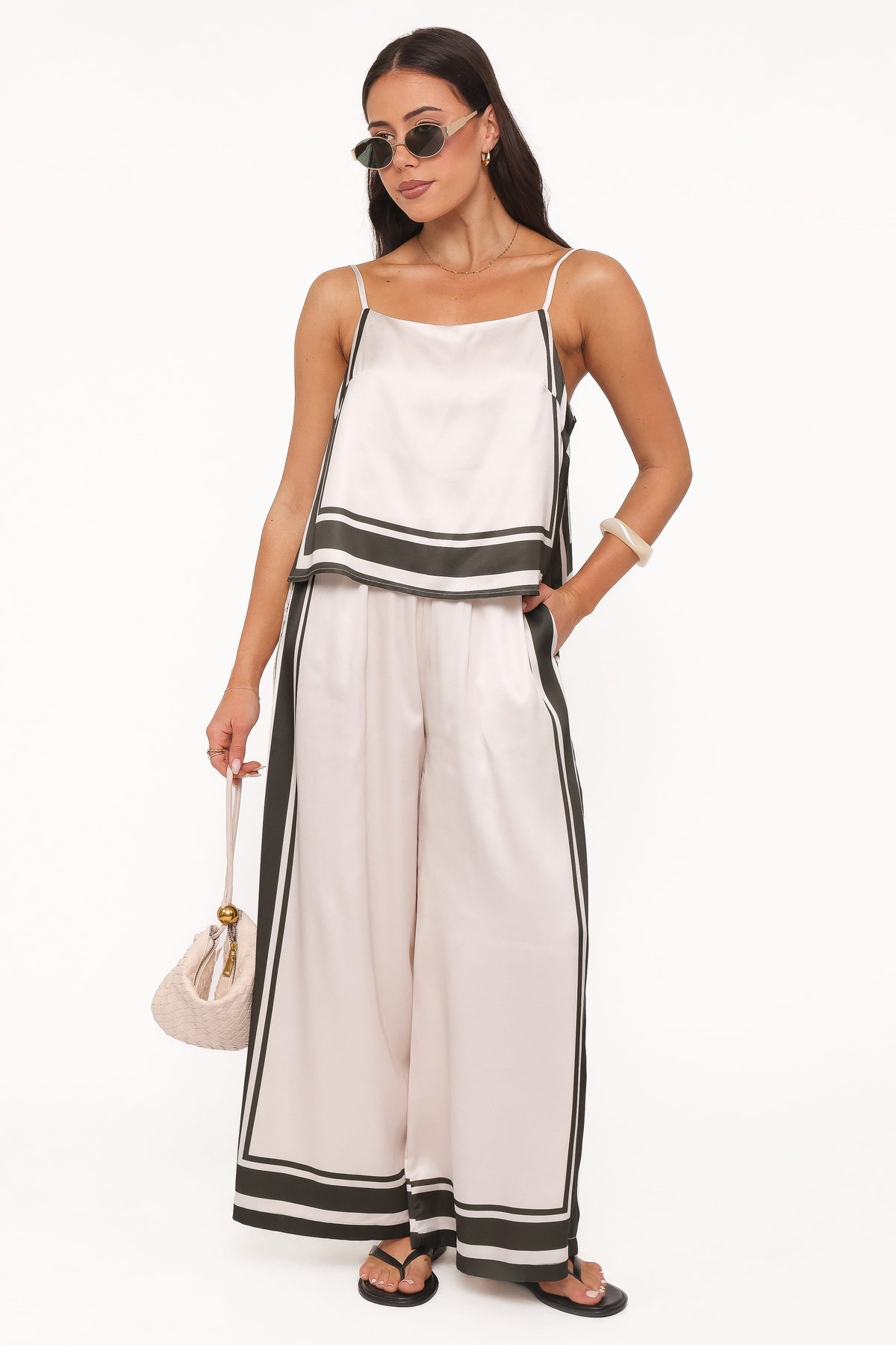 Caelia Pant Set - Beige Olive