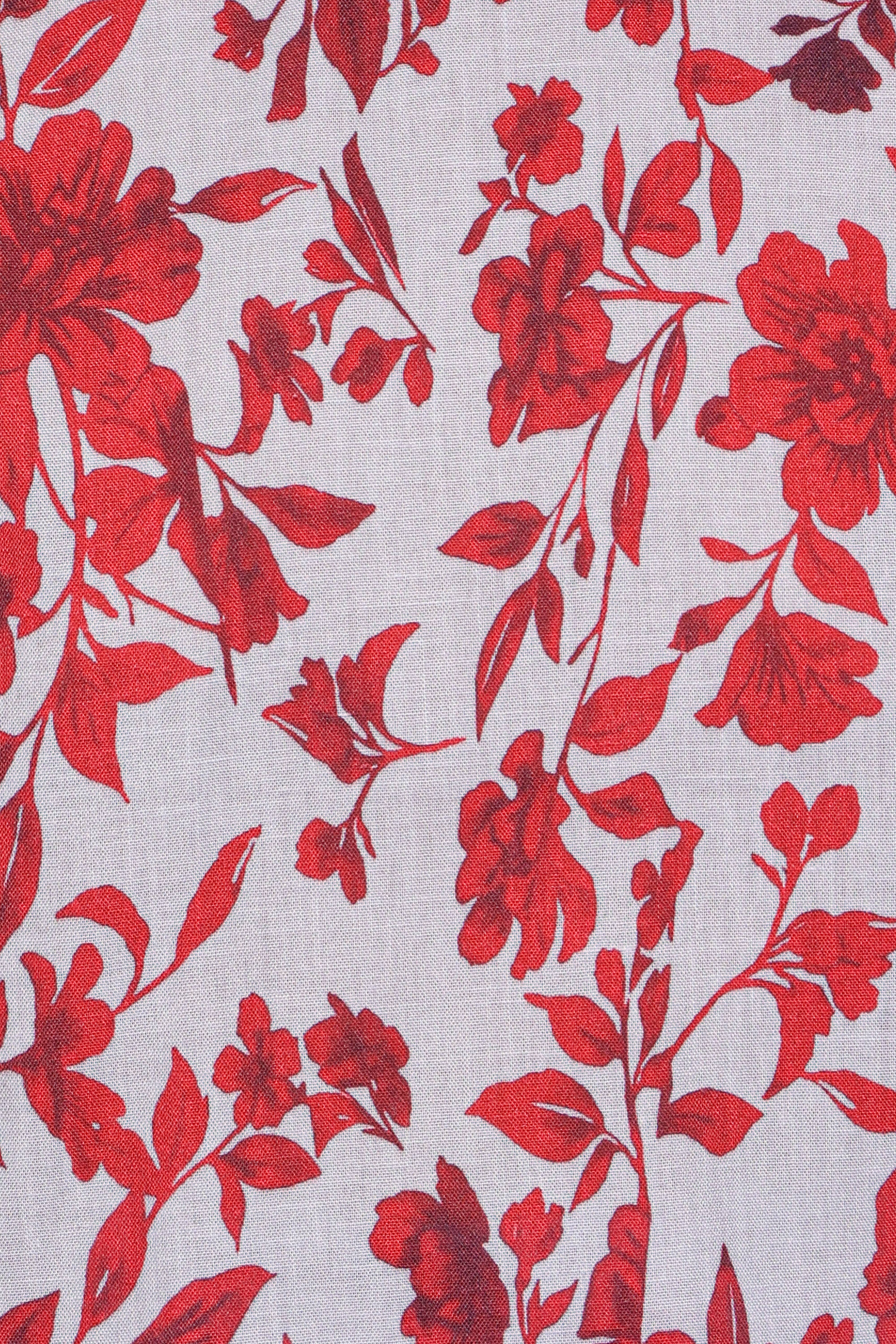 Hilde Short Set - Burgundy Floral