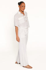 Jill Pant Set - White