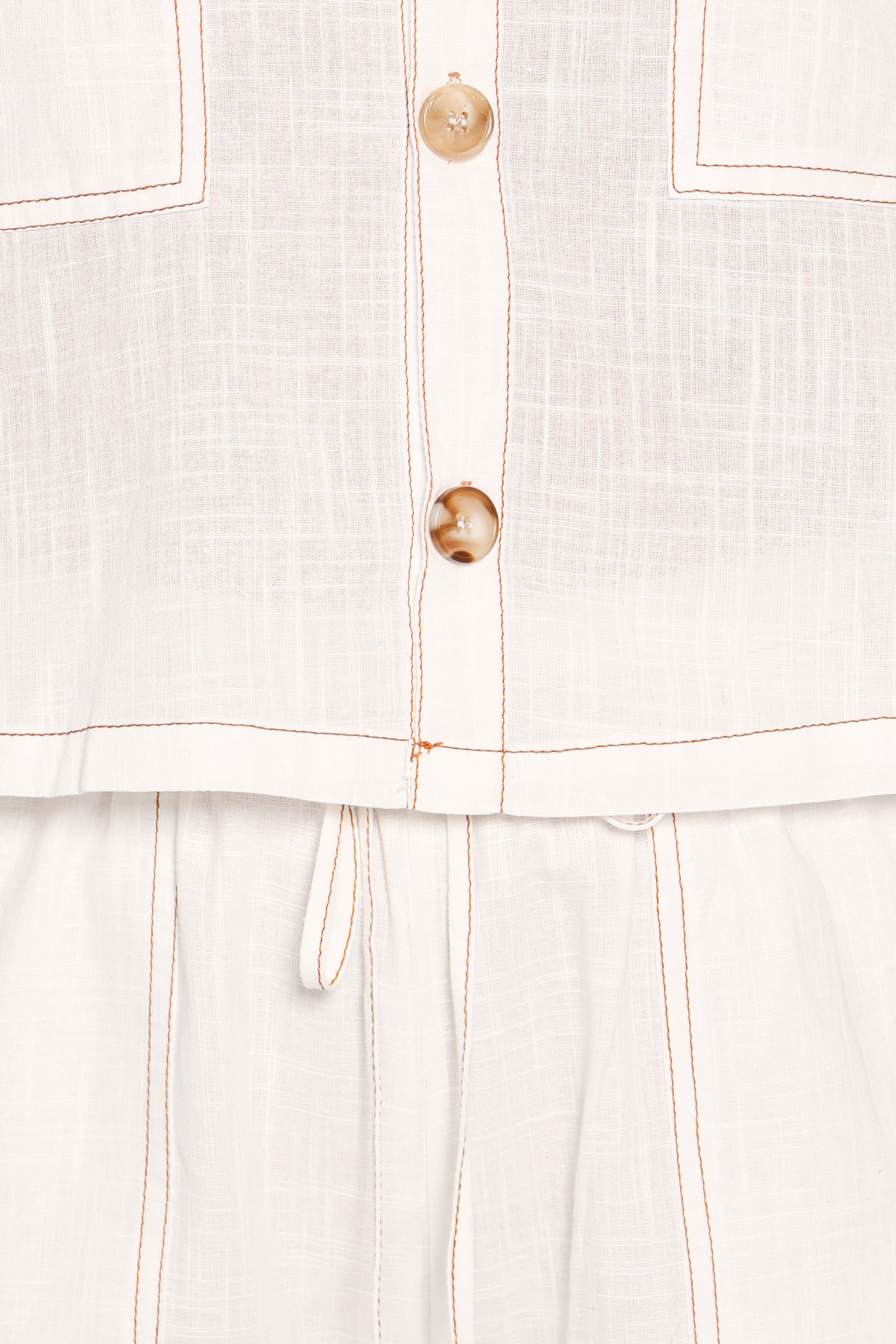 Jill Pant Set - White