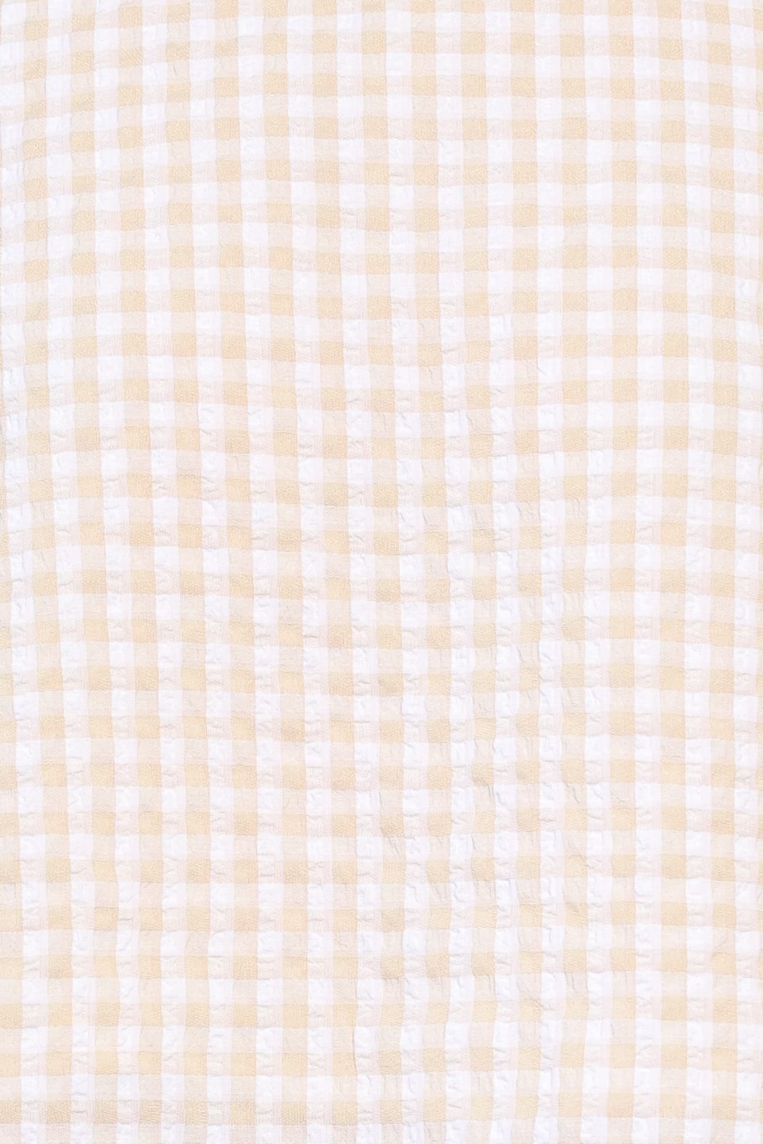 Jillian Smocked Pant Set - Beige Gingham