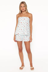Kyle Two Piece Set - Blue Garden Stripe