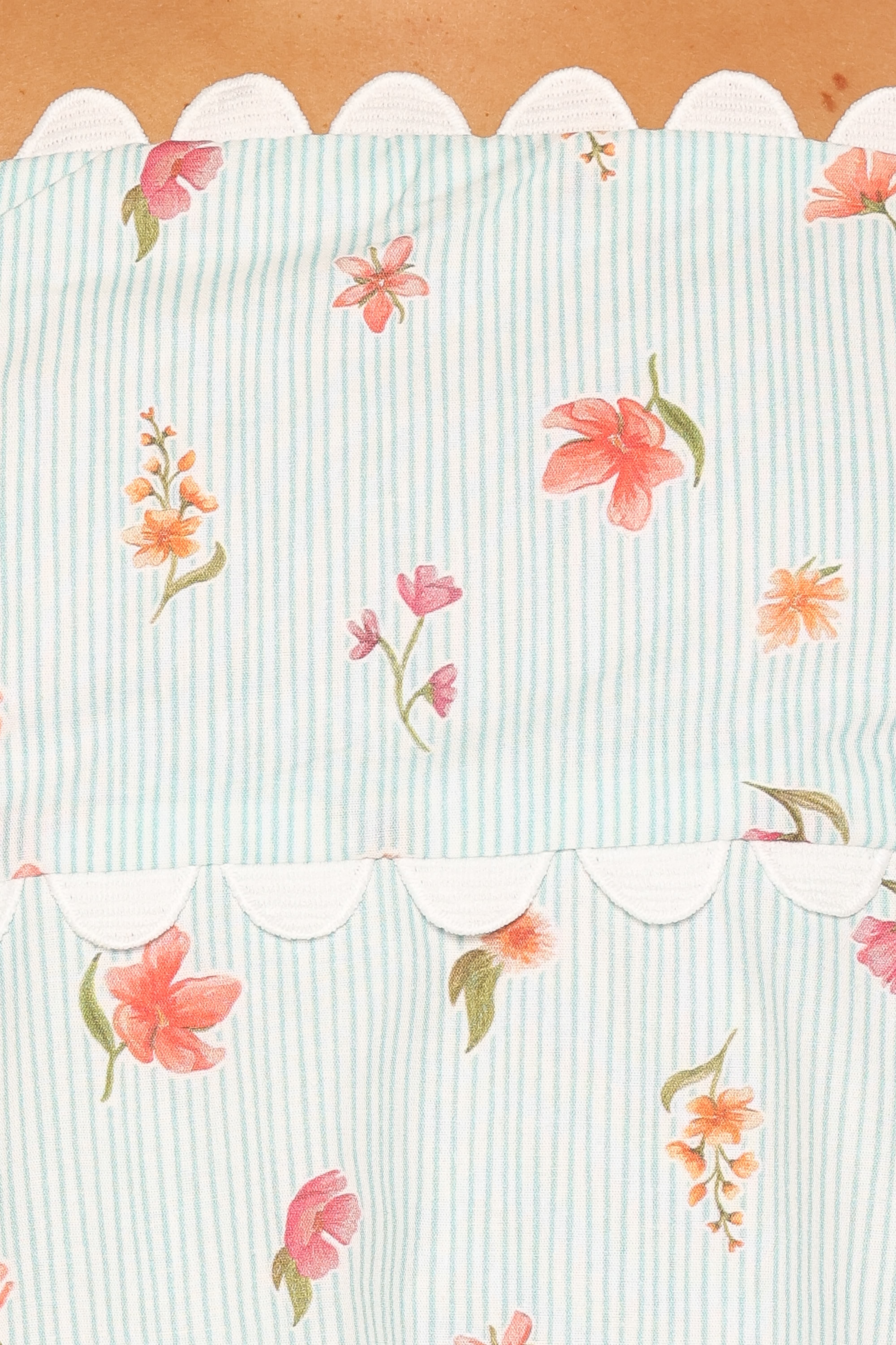 Kyle Two Piece Set - Blue Garden Stripe