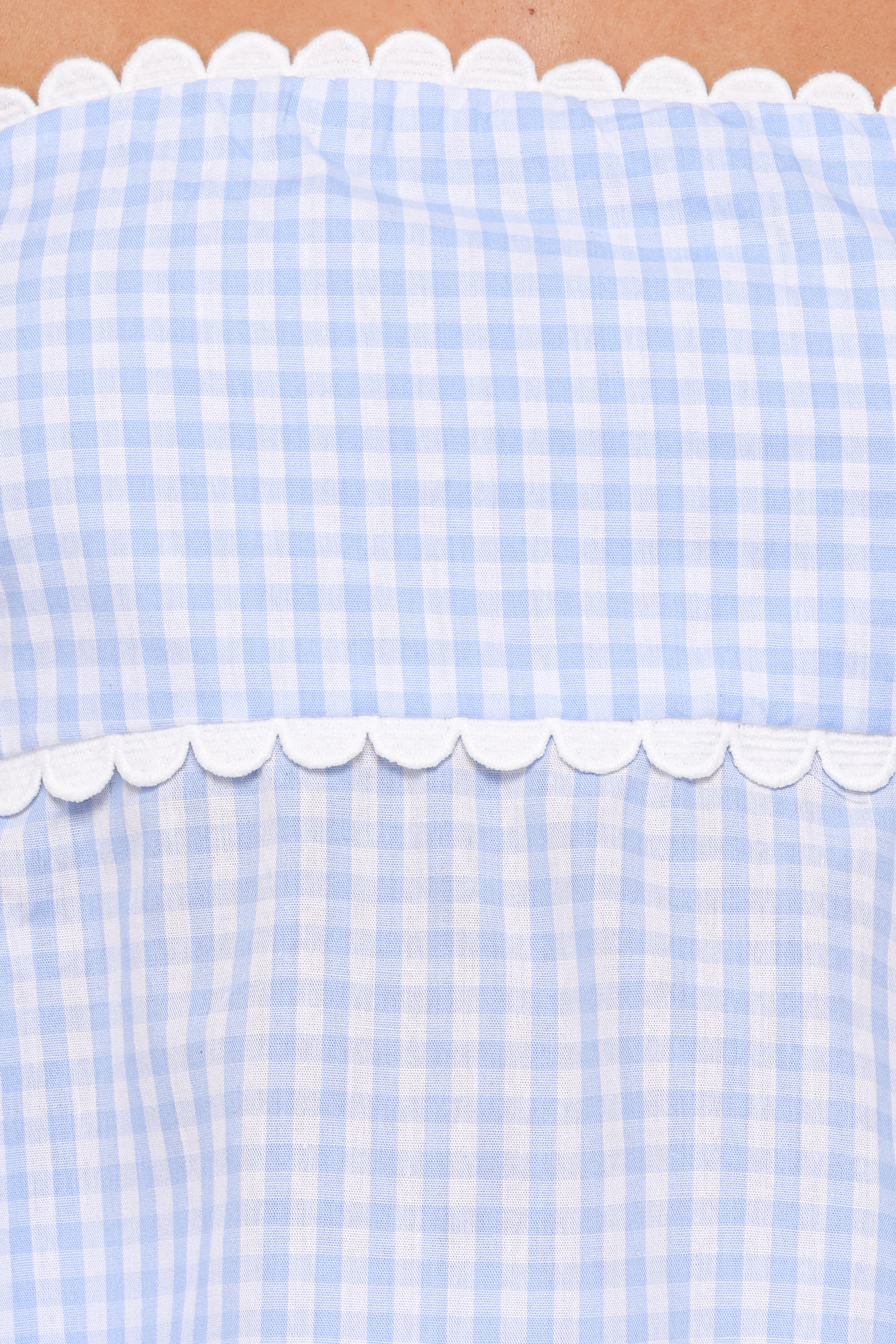 Kyle Two Piece Set - Blue Gingham