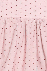 Bronti Top - Pink Dot