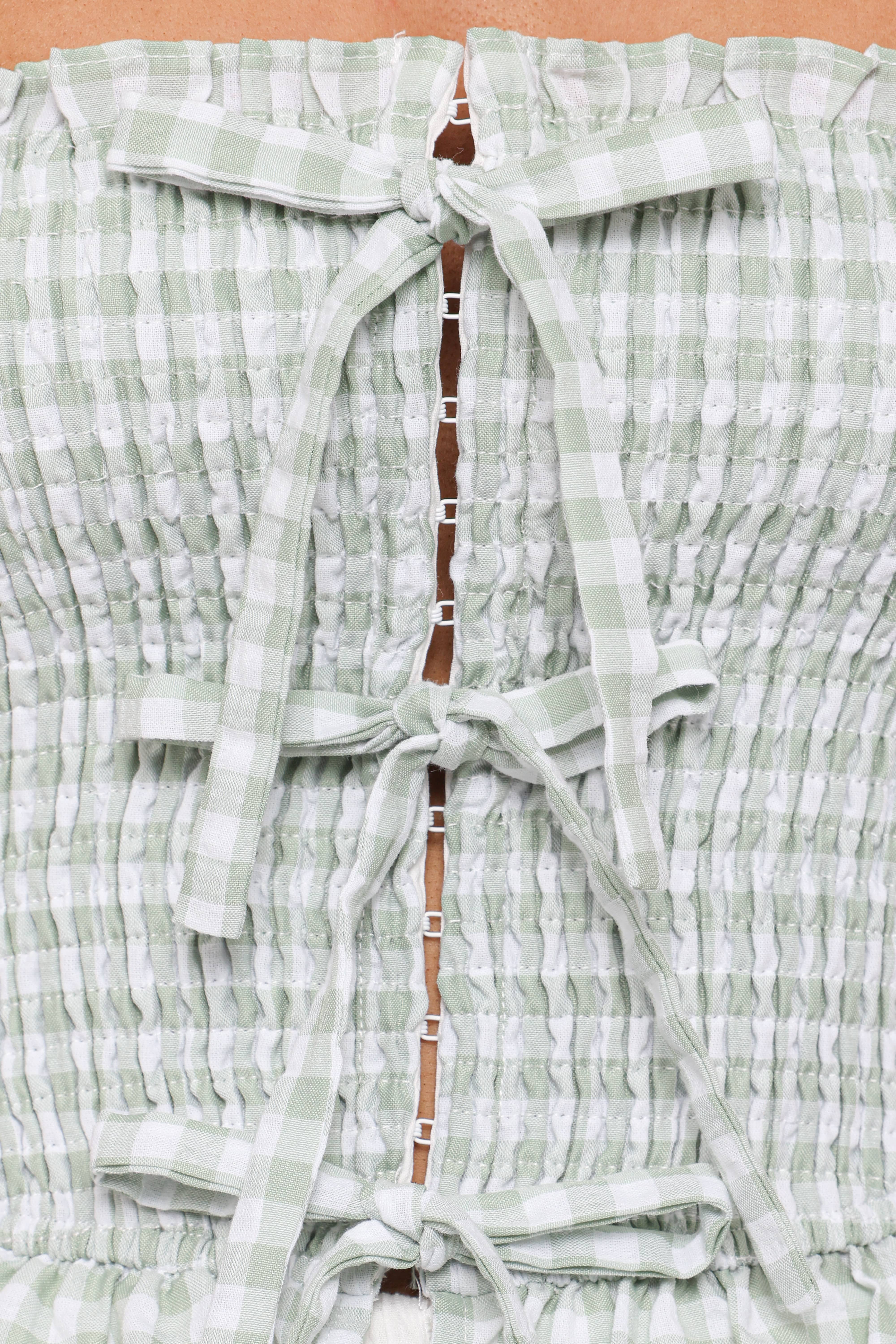 Carina Bow Top - Mint