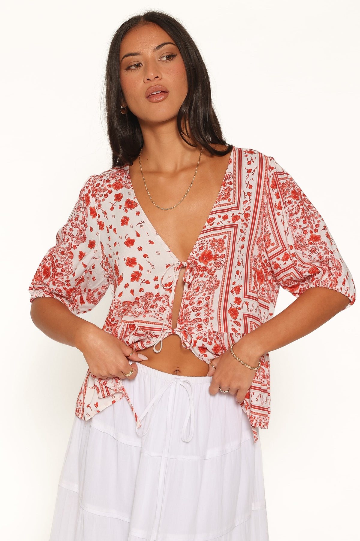 Dory Top - Red Bandana