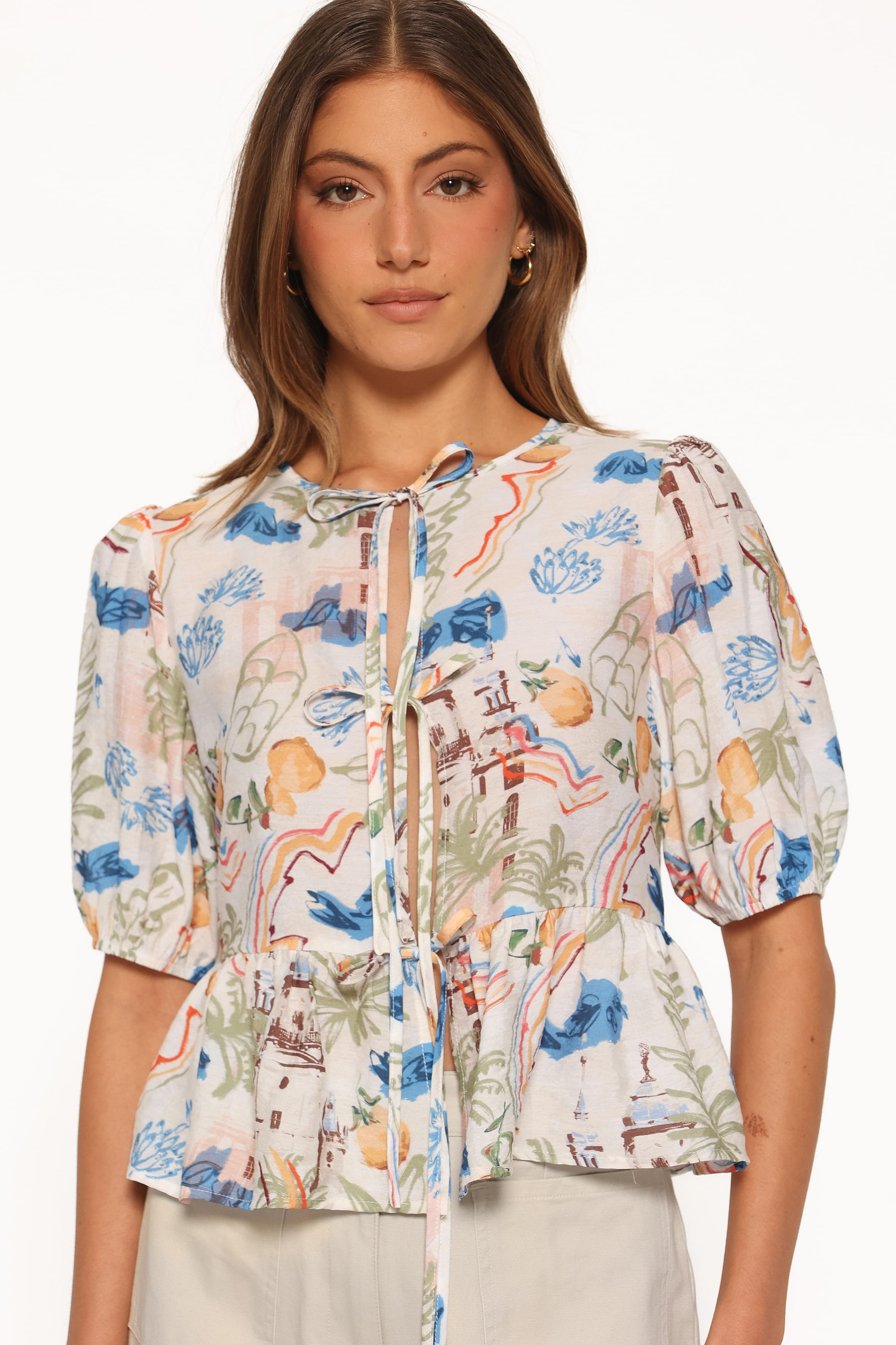 Dory Top - White Multi