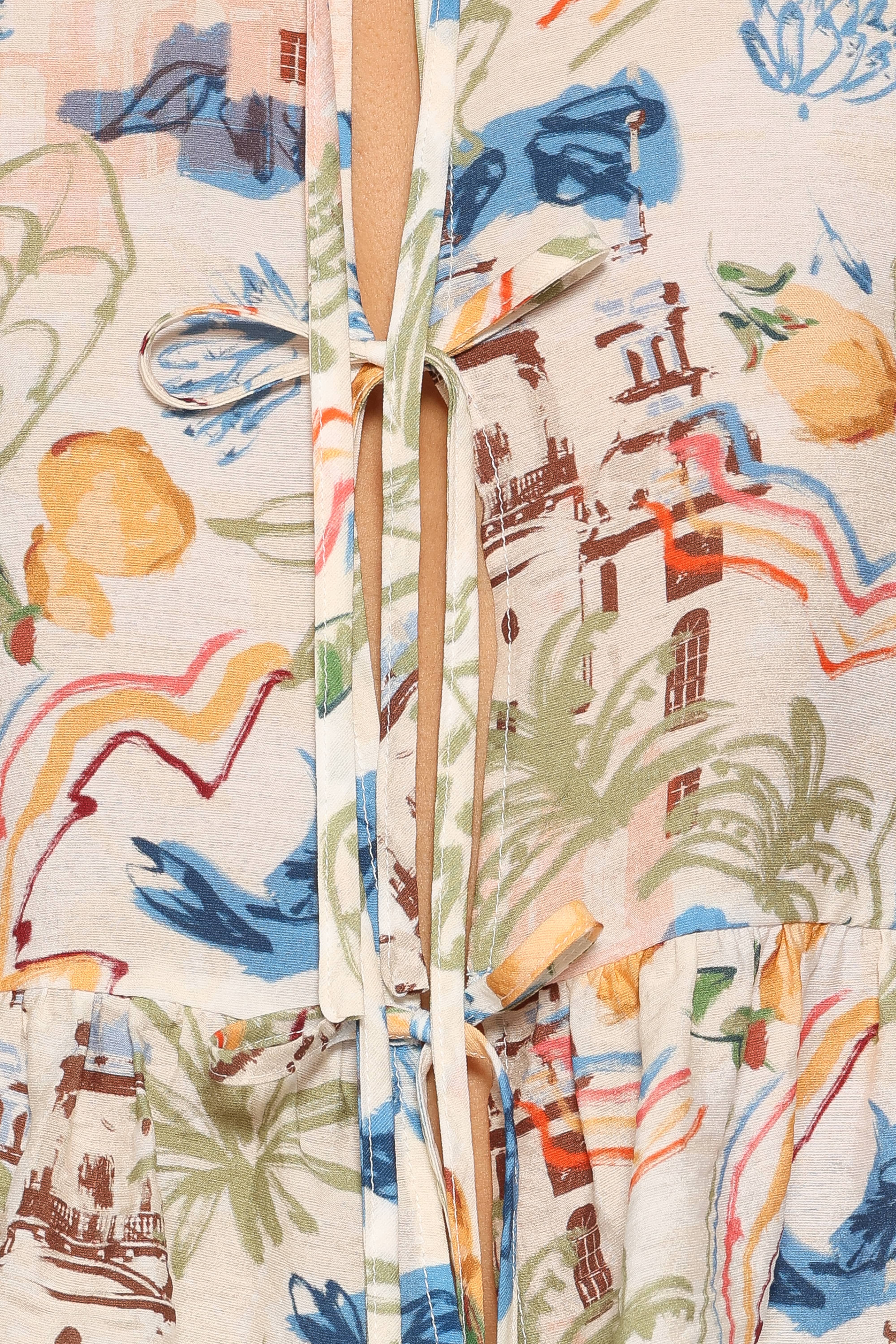 Dory Top - White Multi