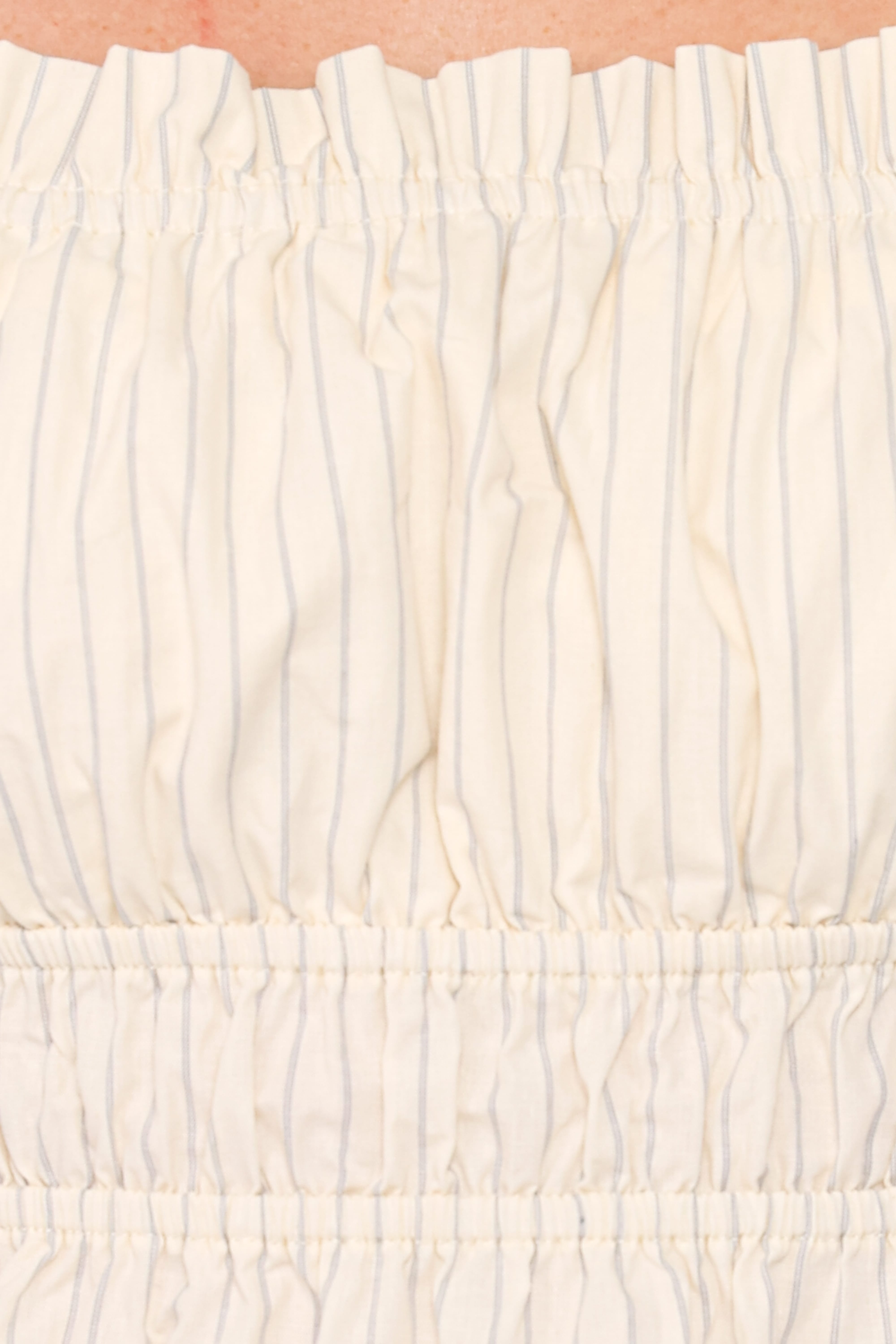 Eimear Top - White Stripe