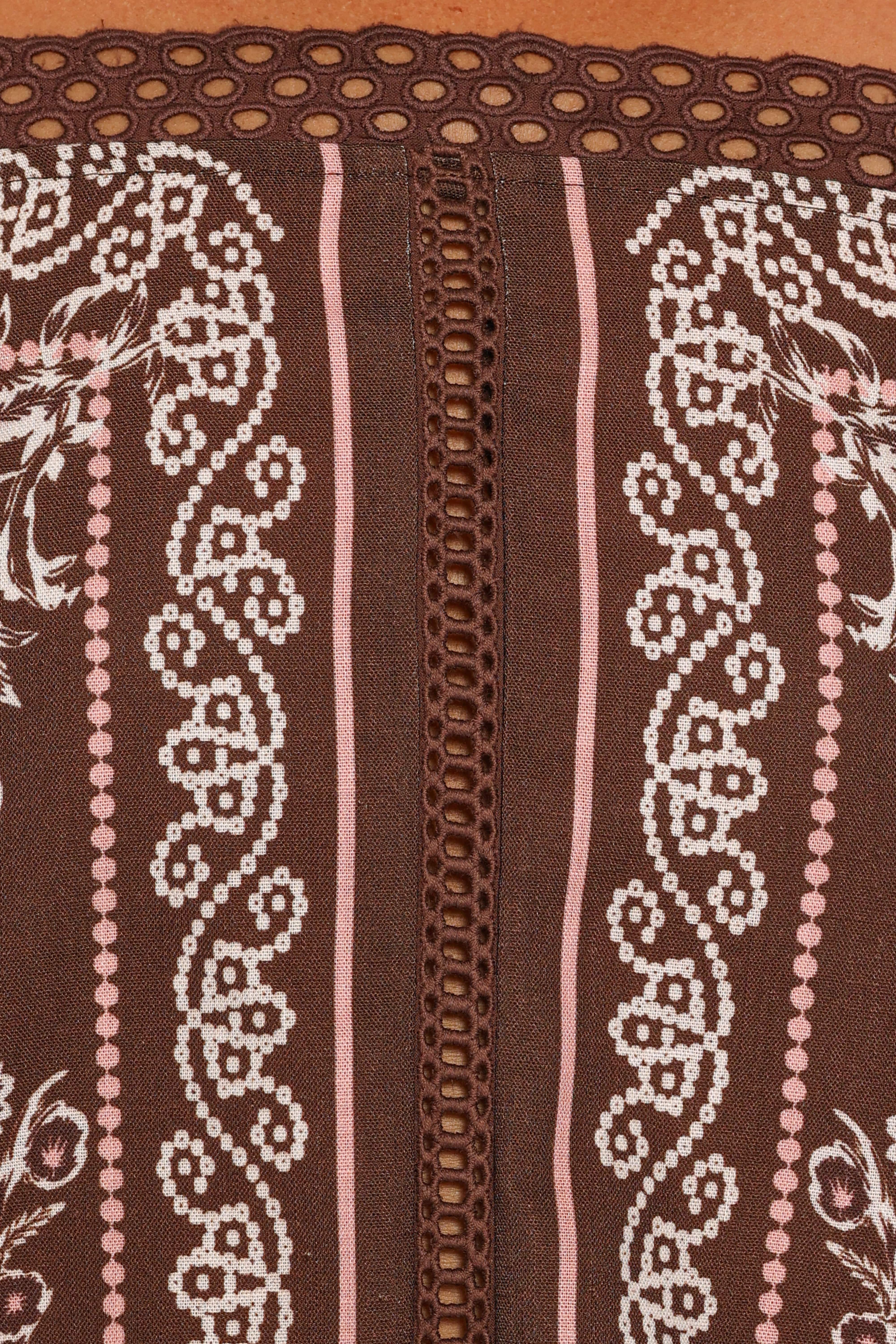 Erina Tank - Brown Bandana