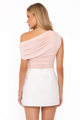 Jacki Asymmetric Top - Light Pink