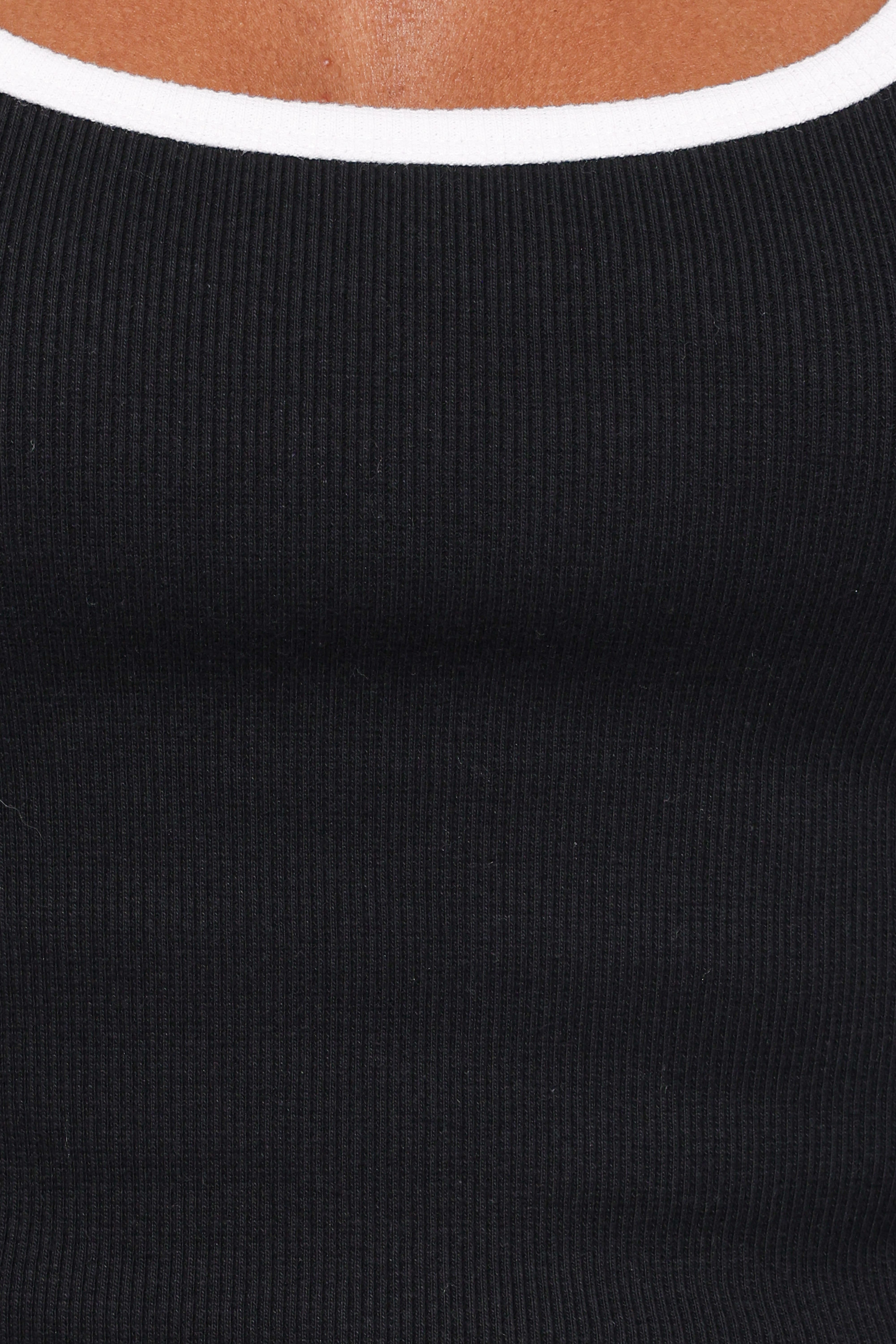 Juanita Knit Top - Black/White