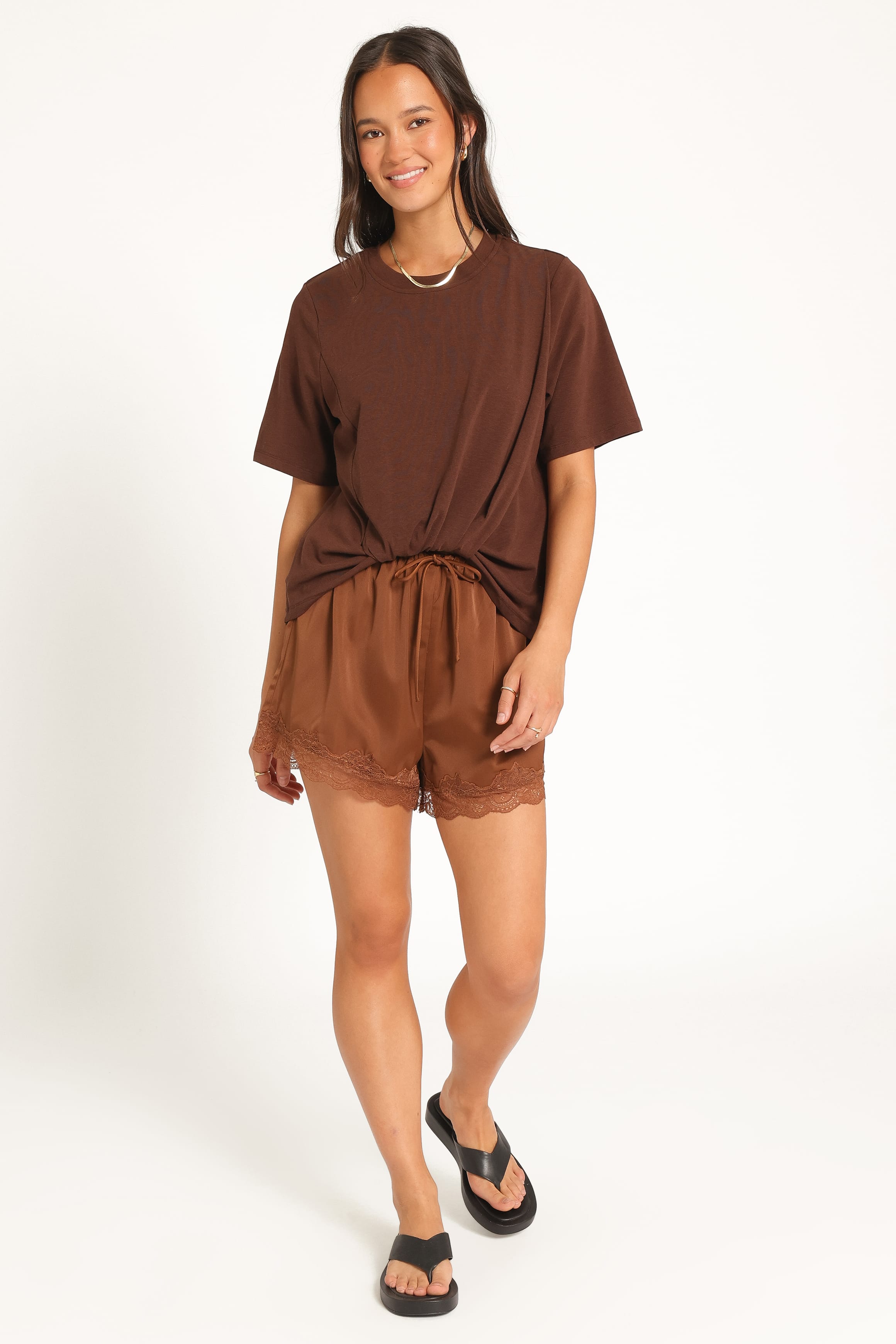 Landon Knit Top - Chocolate