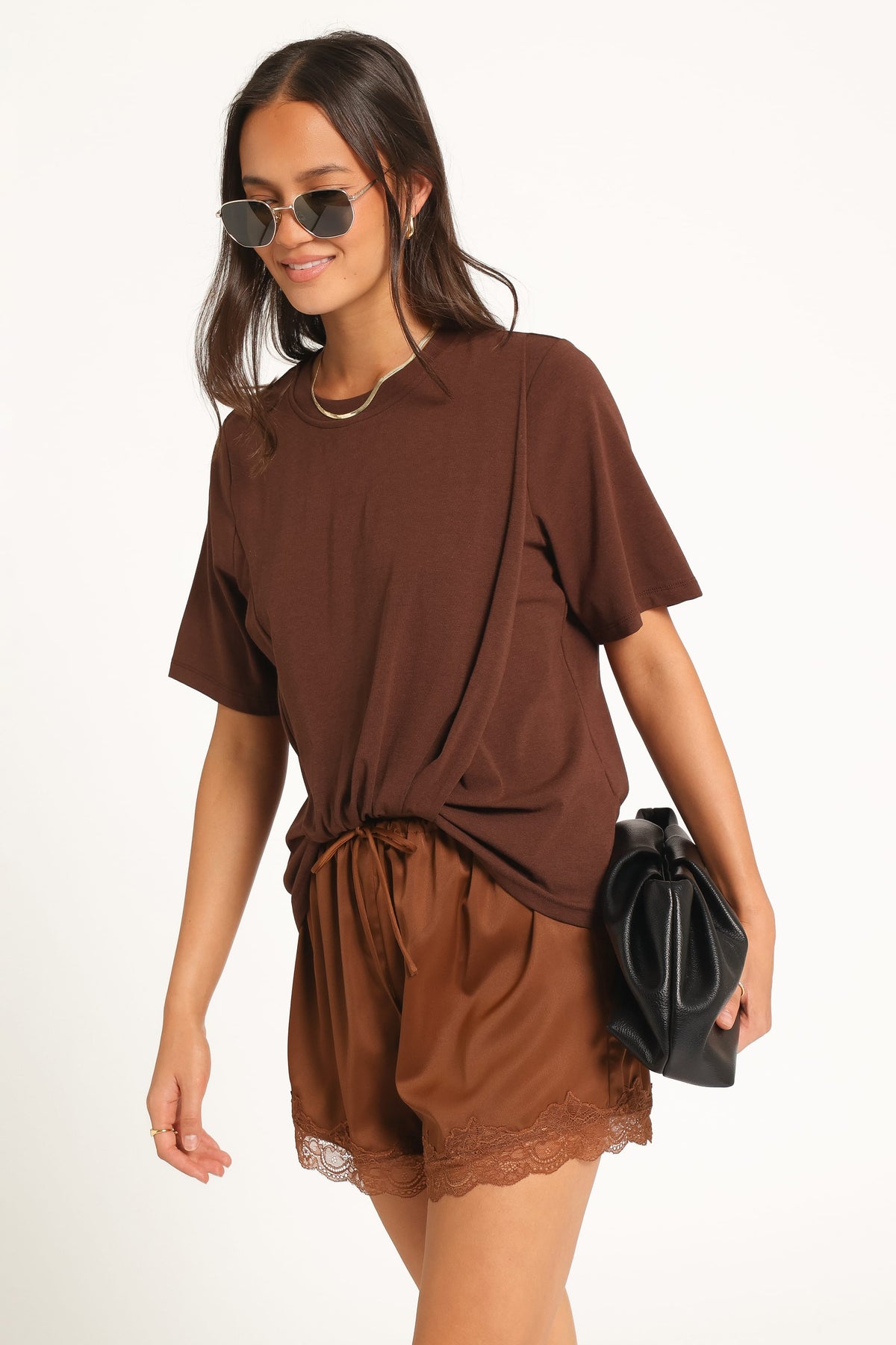 Landon Knit Top - Chocolate