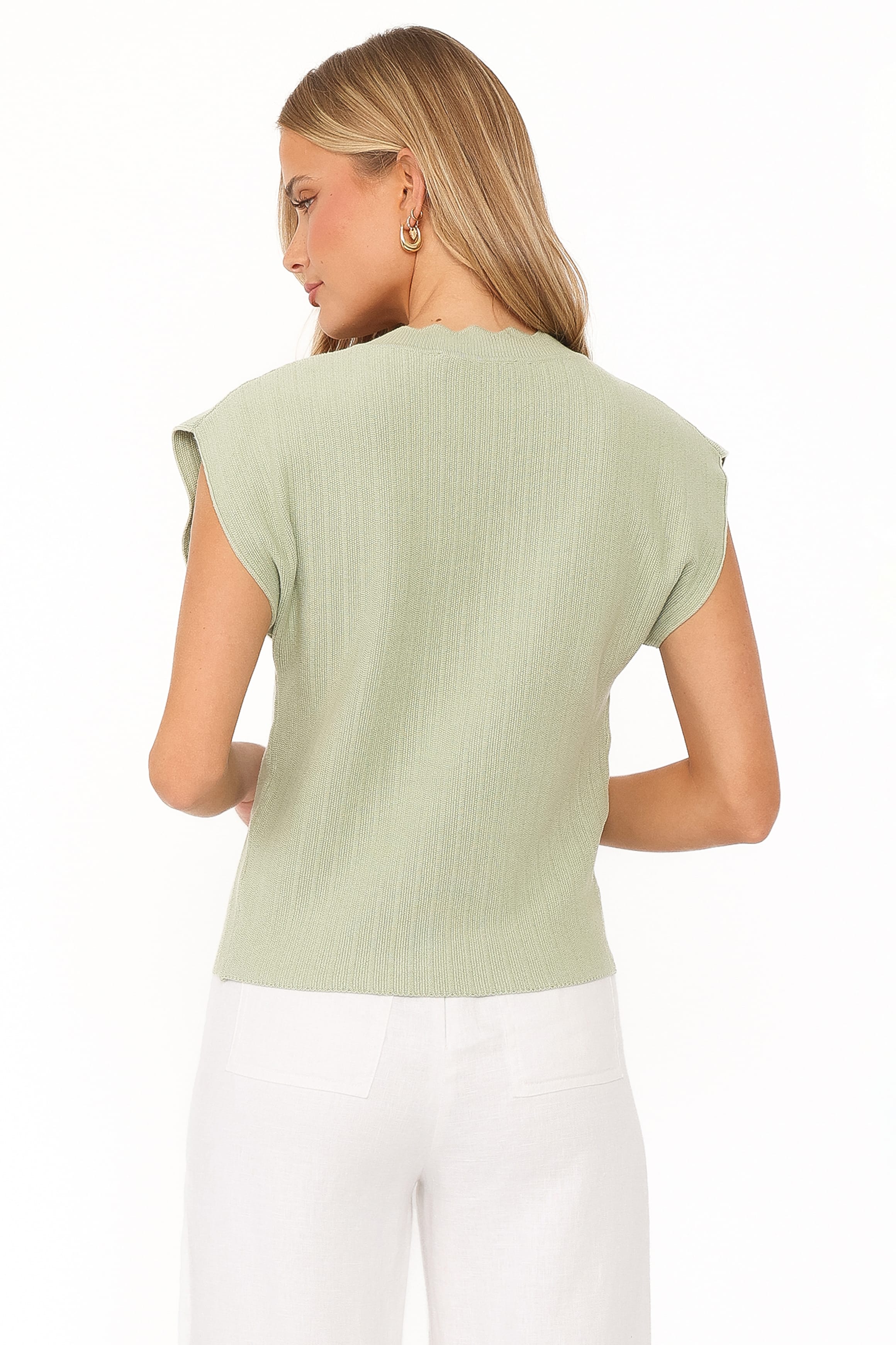 Mackie Knit Top - Sage