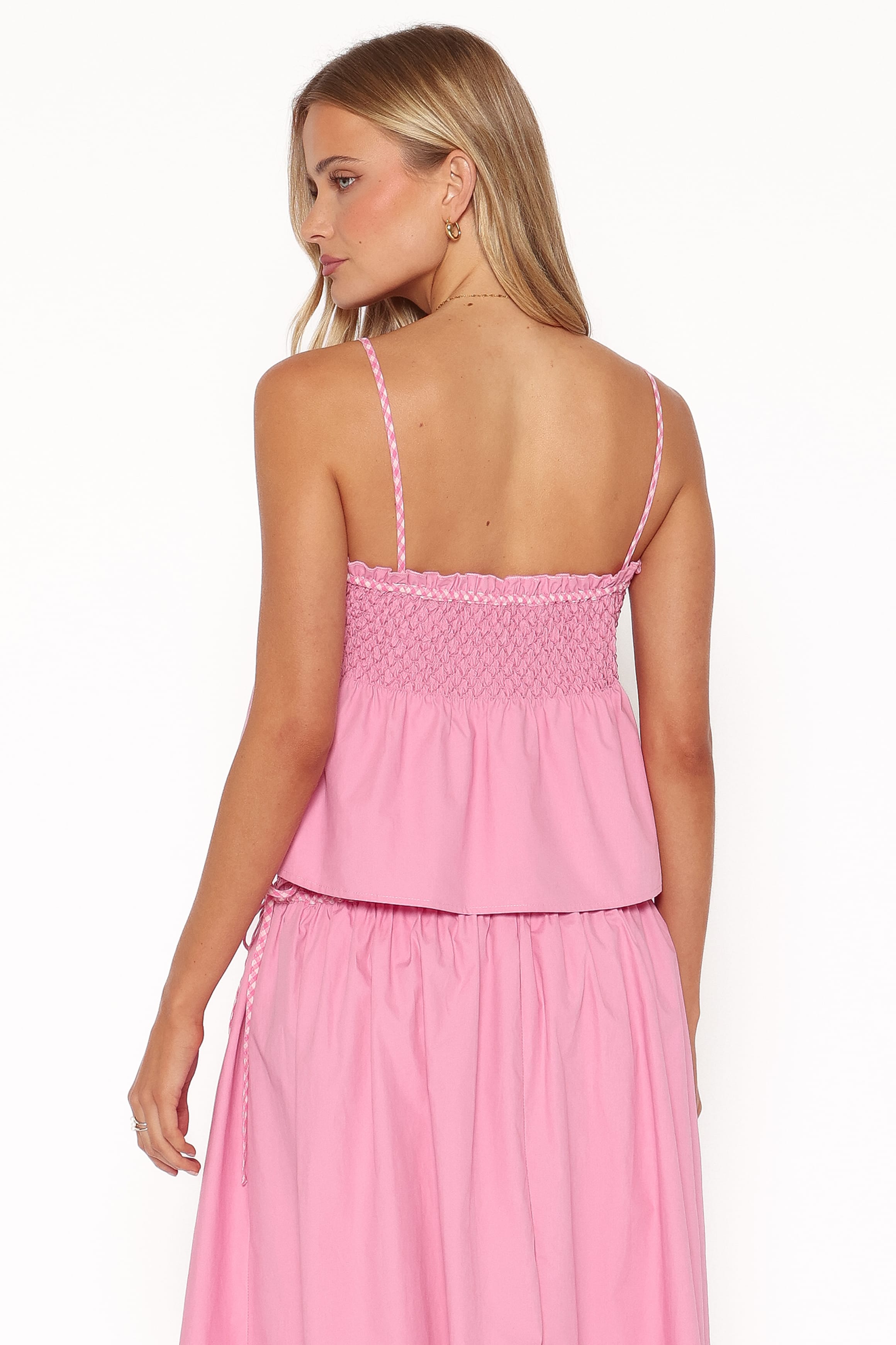 Mireille Baby Doll Top - Pink