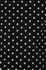 Rosemarie Strapless Top - Black Dot