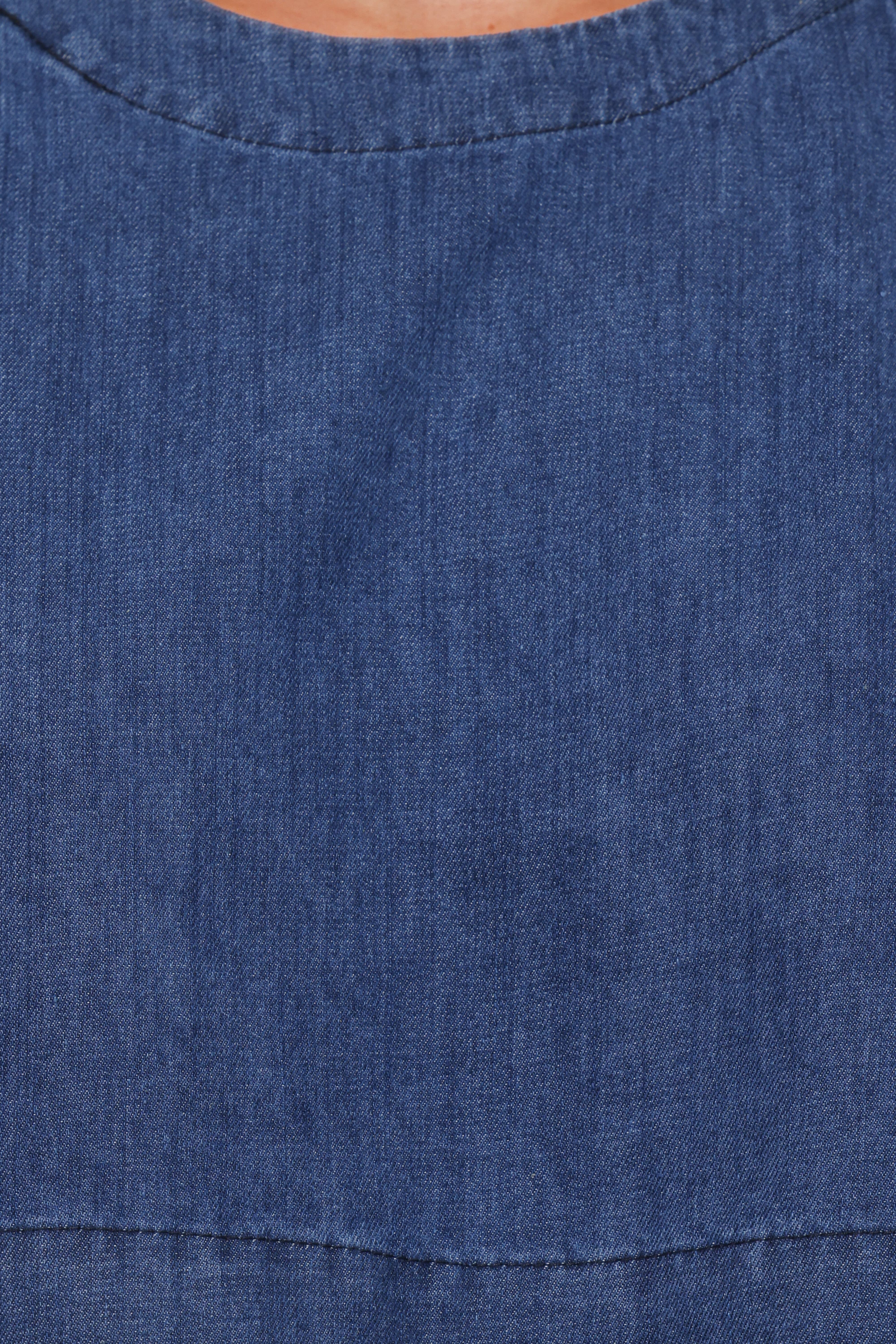 Siena Top - Medium Wash Denim