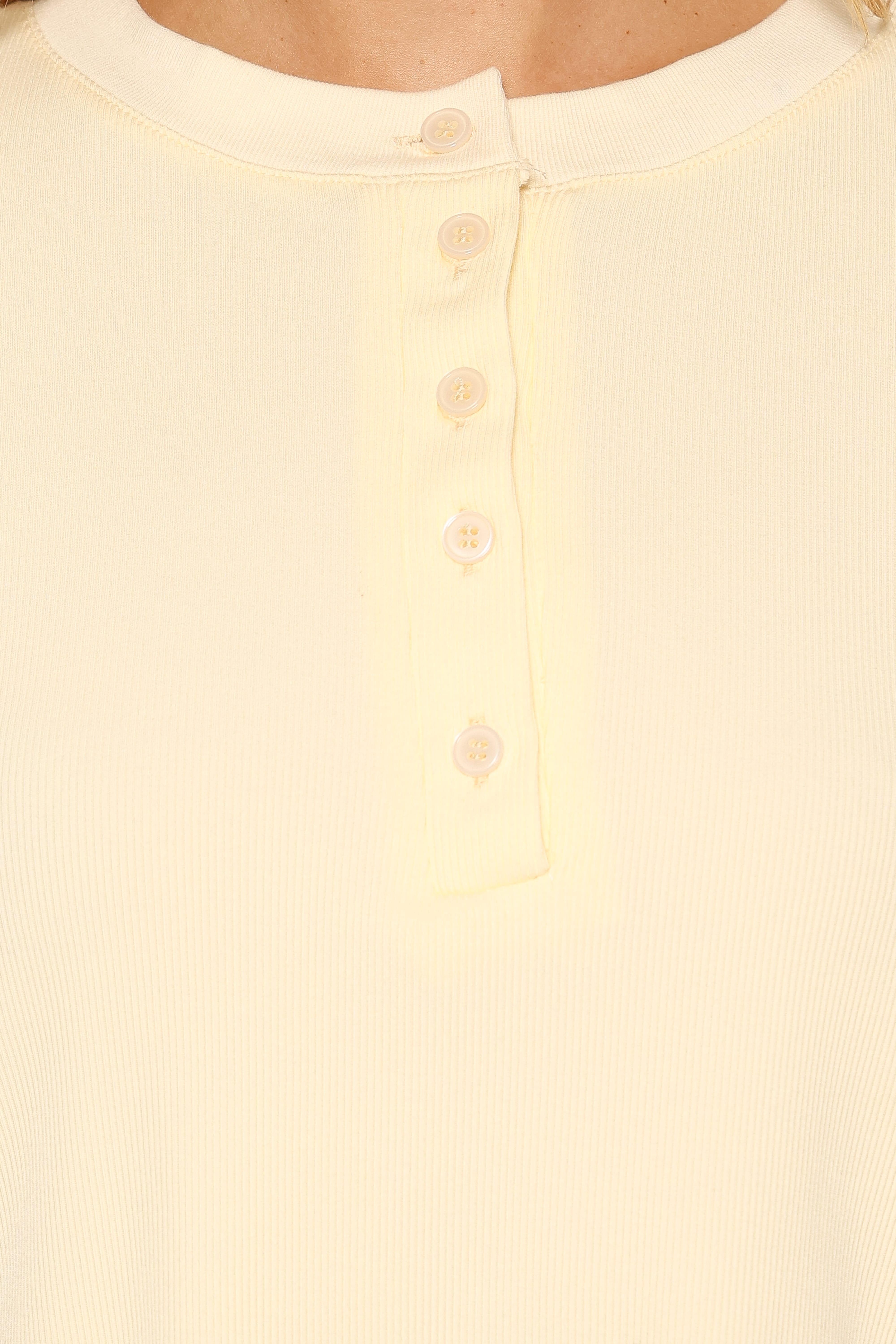 Walsh Knit Top - Butter Yellow