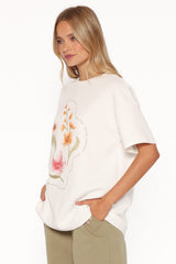 Winnie Graphic Tee - White
